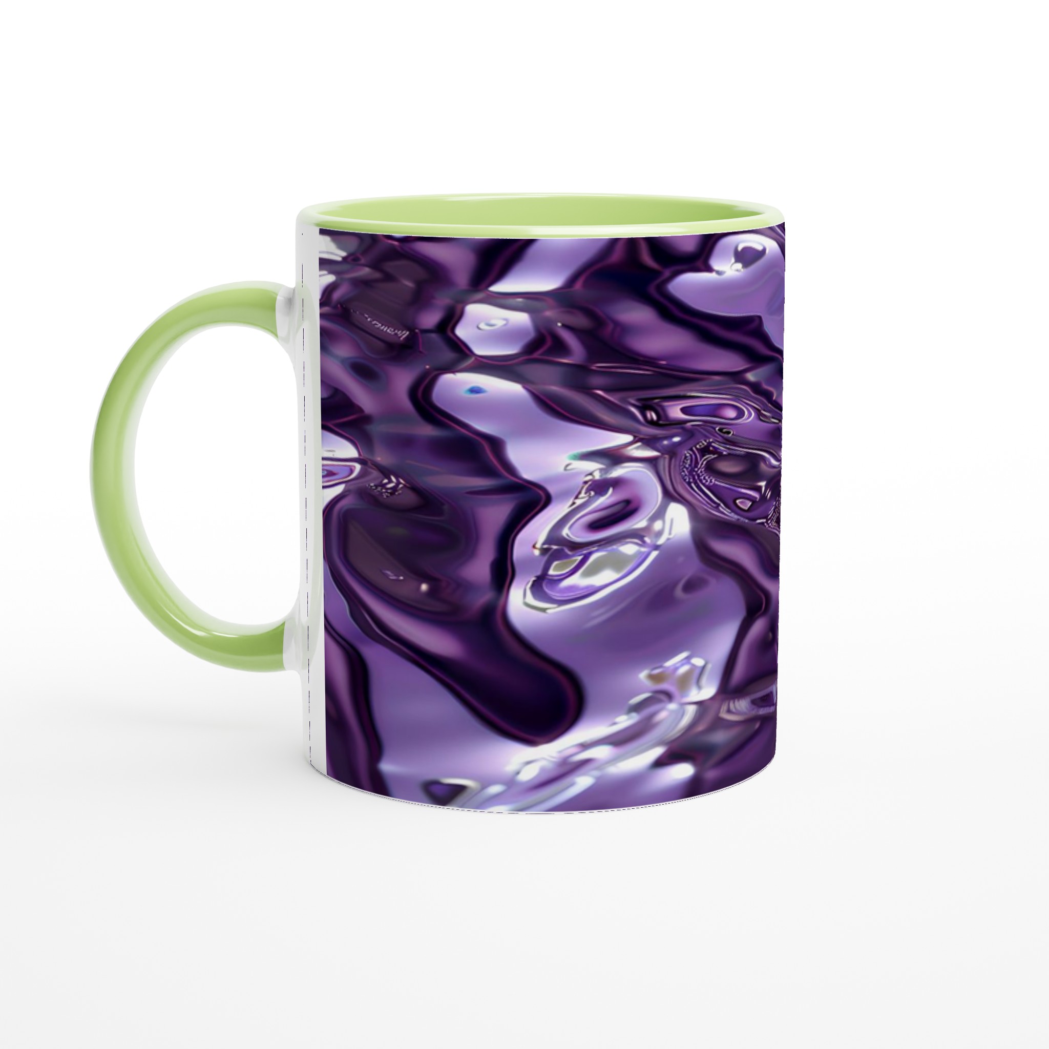 Abstrakt Lila Våg Mugg – 11oz Keramisk Kaffemugg med Hypnotisk Flytande Design 7 376a3dd4-cdb9-47eb-b269-7c2f817cc622