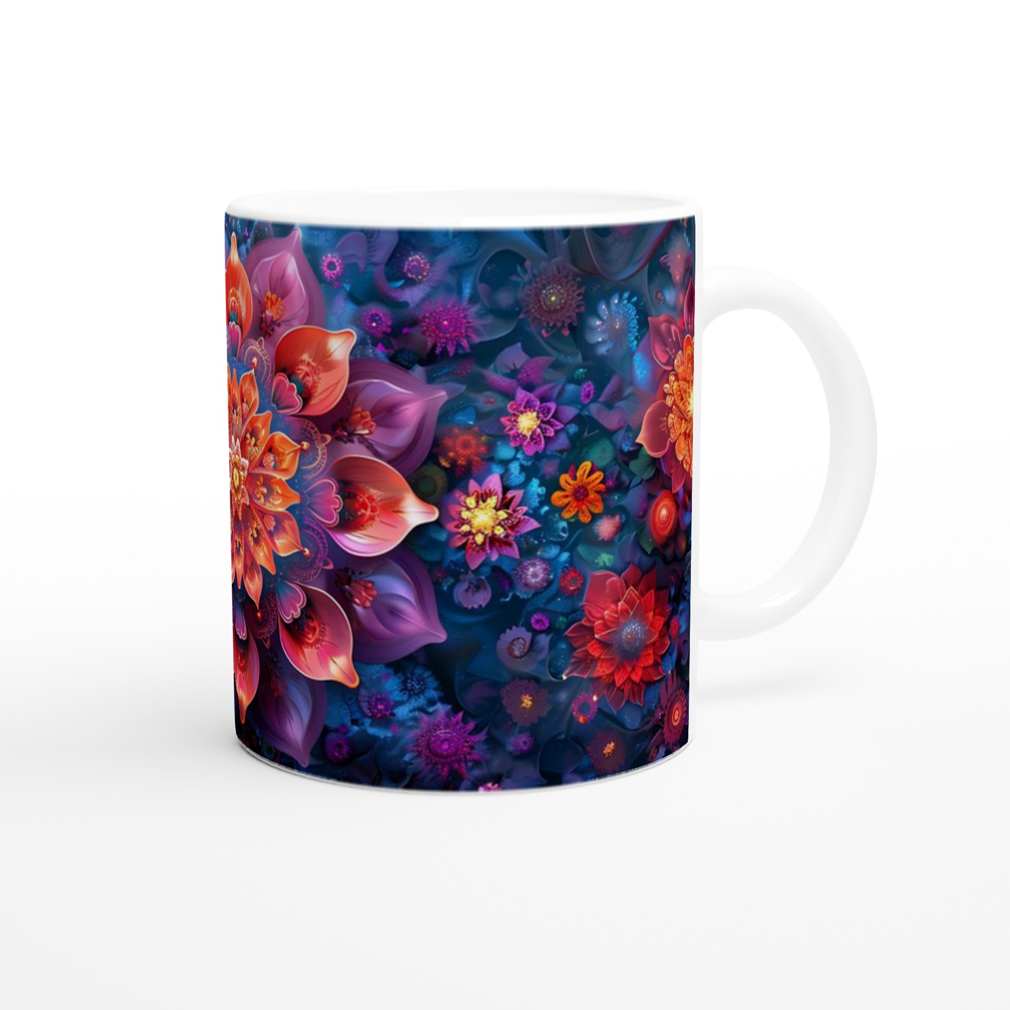 Mystisk Blomsterprakt Keramikmugg – 11 oz i Valfri Färg 9 376da93f-afa3-4f86-8d99-ff0dabeec46f
