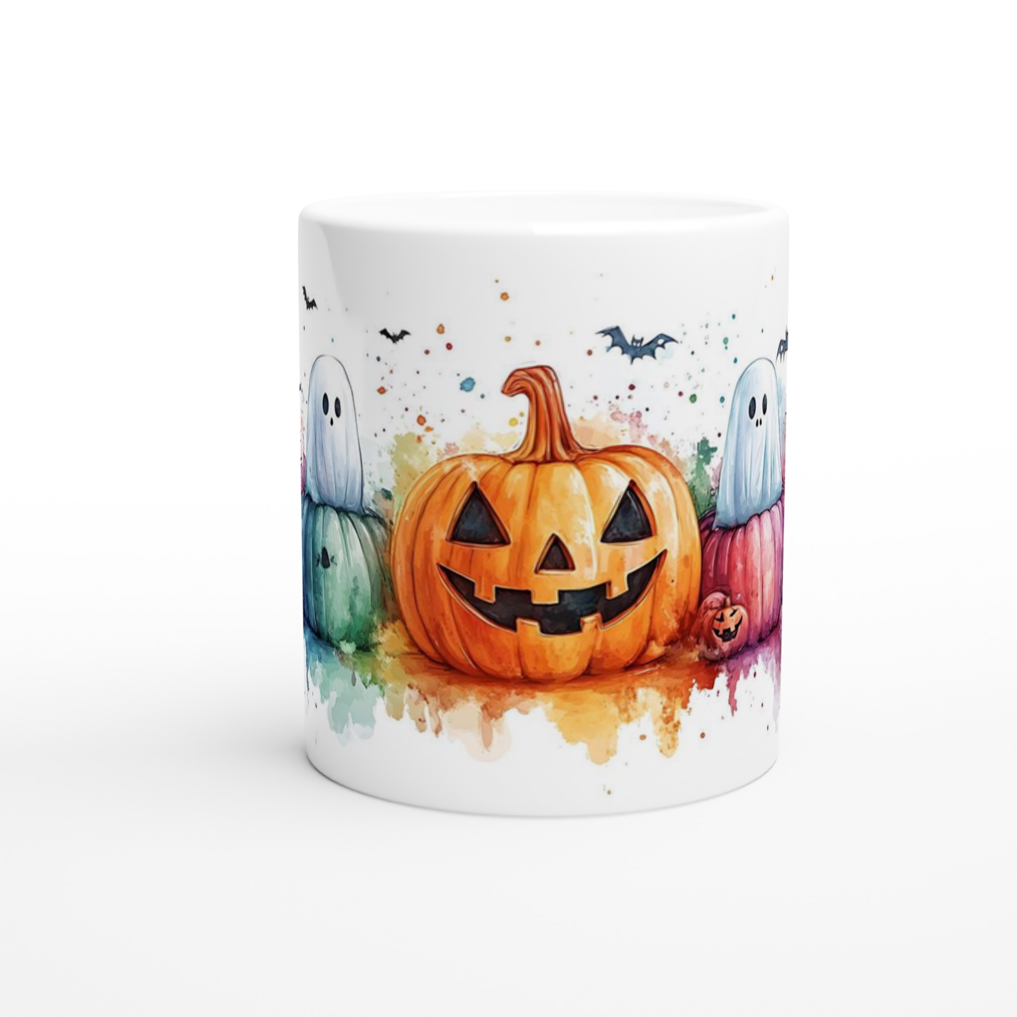 Färgsprakande Halloween Mugg: Bus eller Godis med Spöken & Pumpor i Akvarell – Välj din Färg! 8 3781dbf4-2ecd-4239-8bdb-d5a8b7f8404e