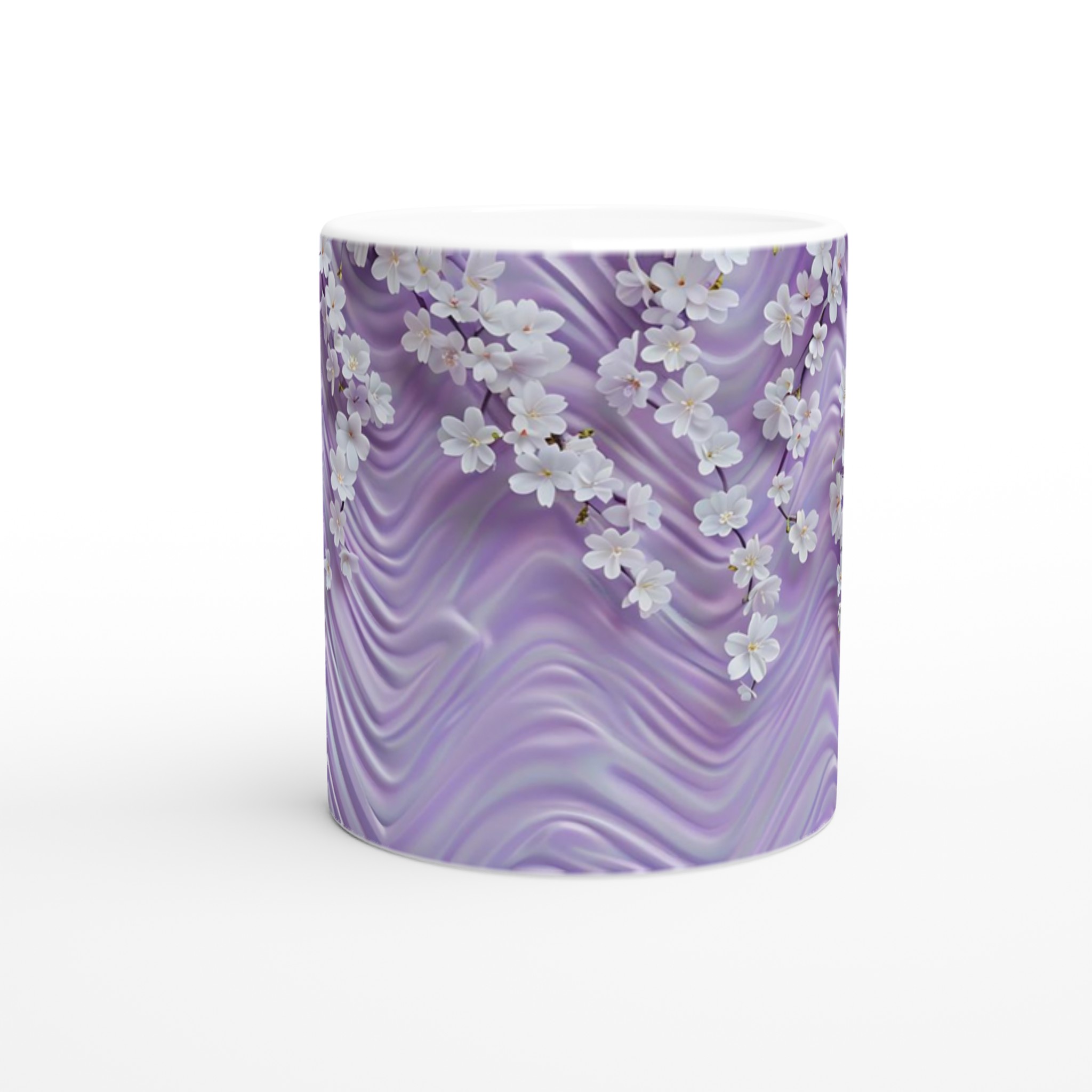 Lavendelblomster 11oz Keramikmugg – Välj bland 7 Förtrollande Färger 8 37b37712-c176-47e9-acec-55510b7d21f1