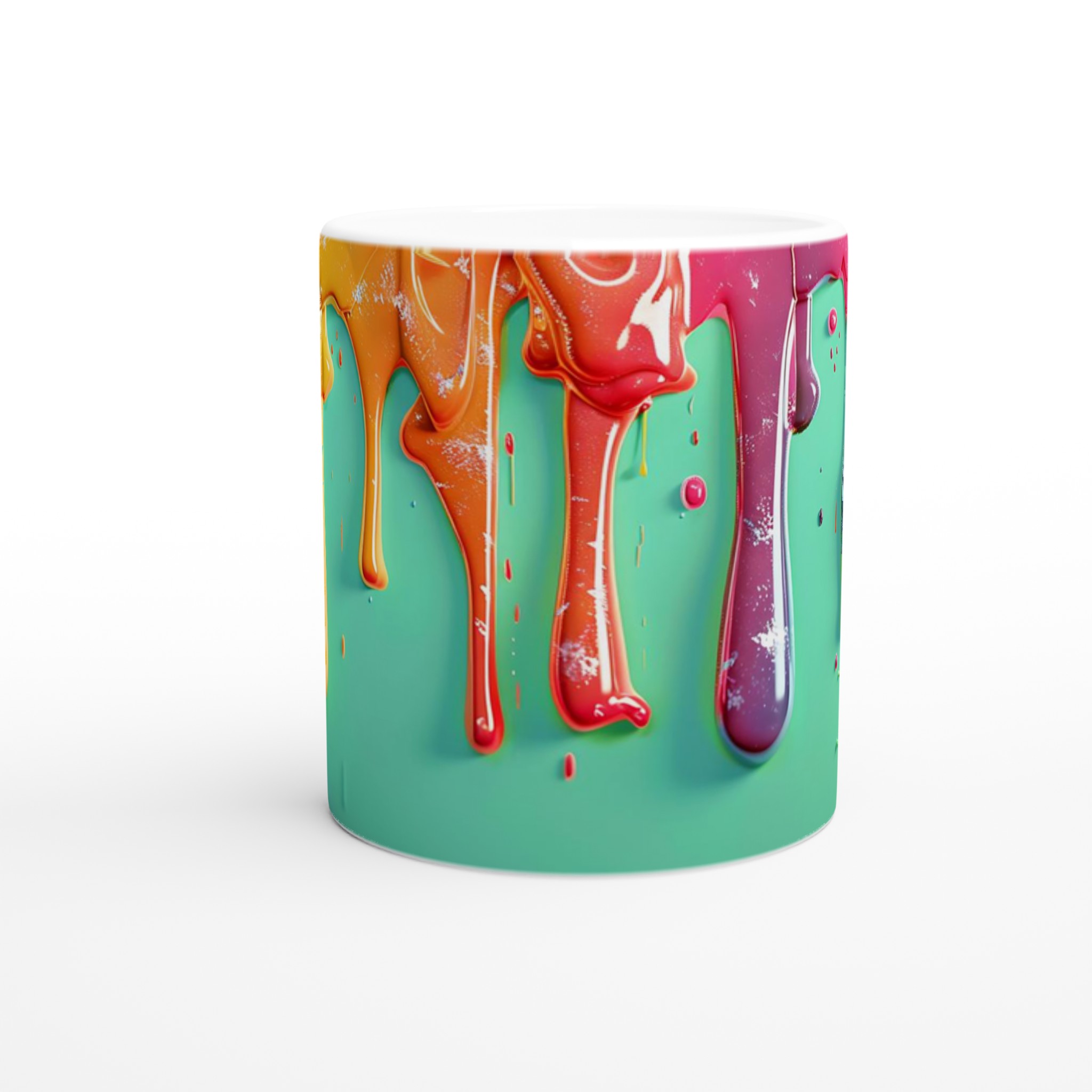 Färgglad Stänk Keramikmugg - 11oz premiummugg i 7 livfulla nyanser för kaffe, te & glädje! 8 37ce14be-60a3-4e9e-bc3c-2b3af5677df6
