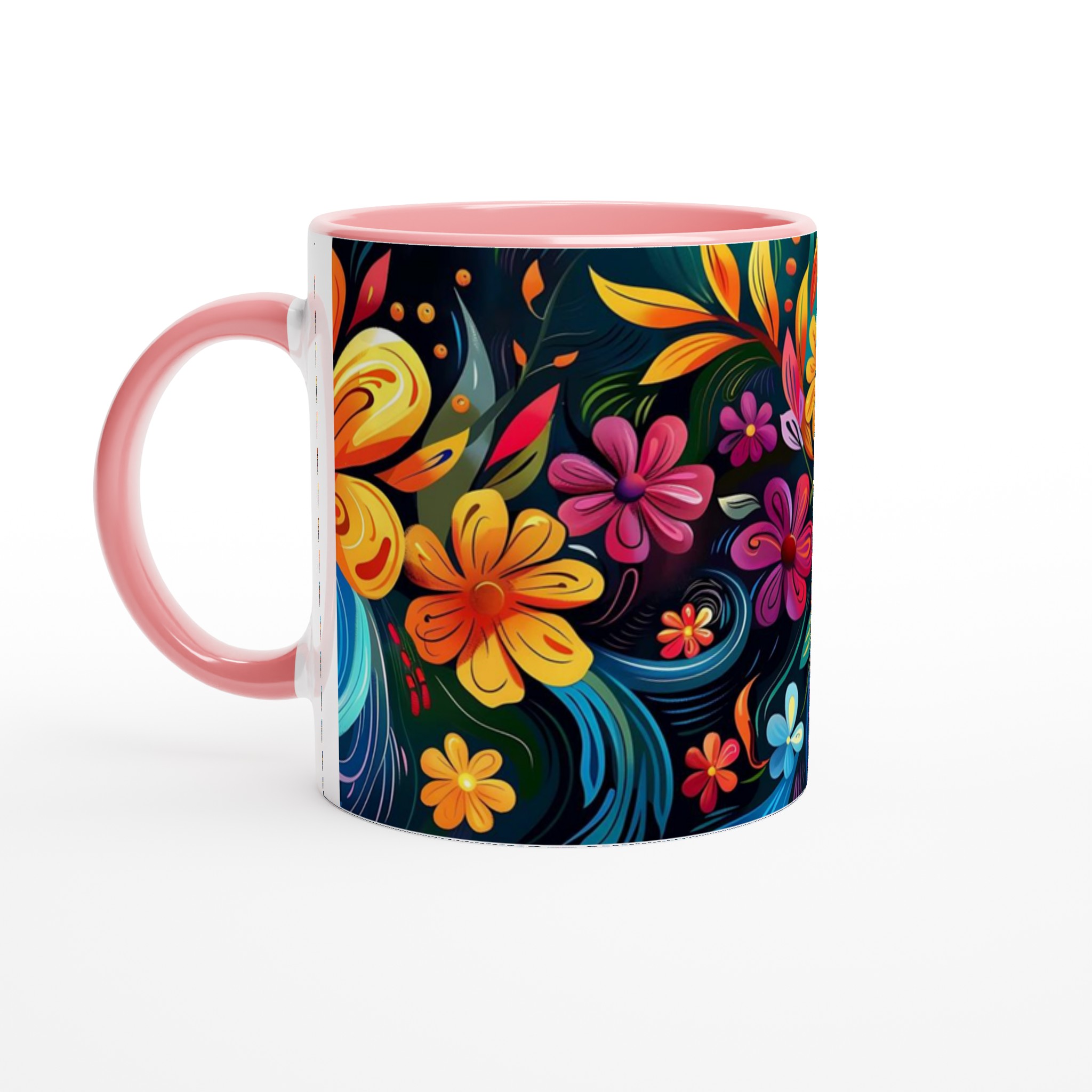 Abstrakt Blommig 11oz Keramikmugg – Färgglad Design för Kaffeälskare, Välj Din Favoritfärg! 6 37fc318a-2da8-4fd9-85f6-fe29b41f7ff5