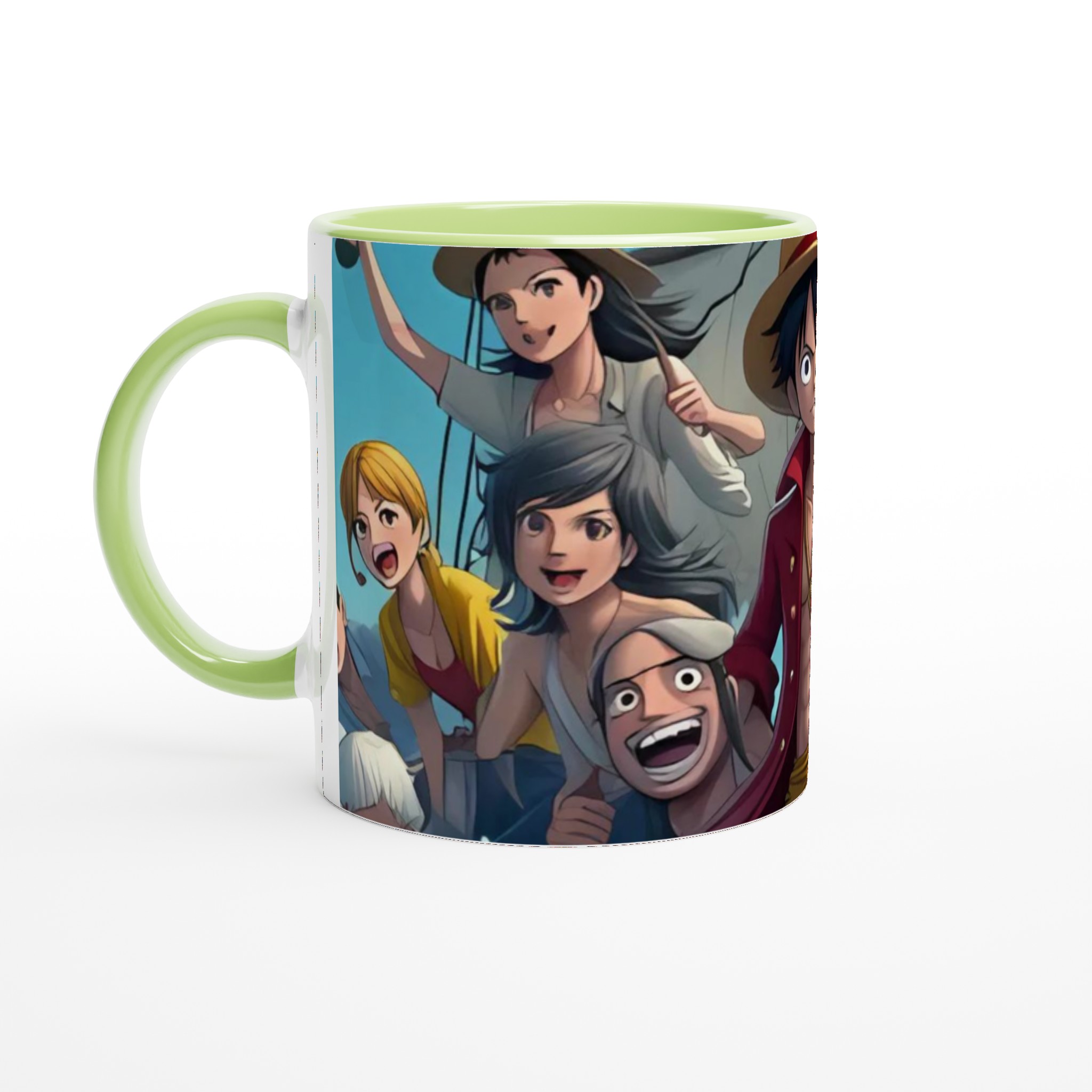 Vit 11oz keramisk mugg med livfull animeinspirerad design i valfri färg 7 3863640e-4964-4520-994f-e54411dacca1
