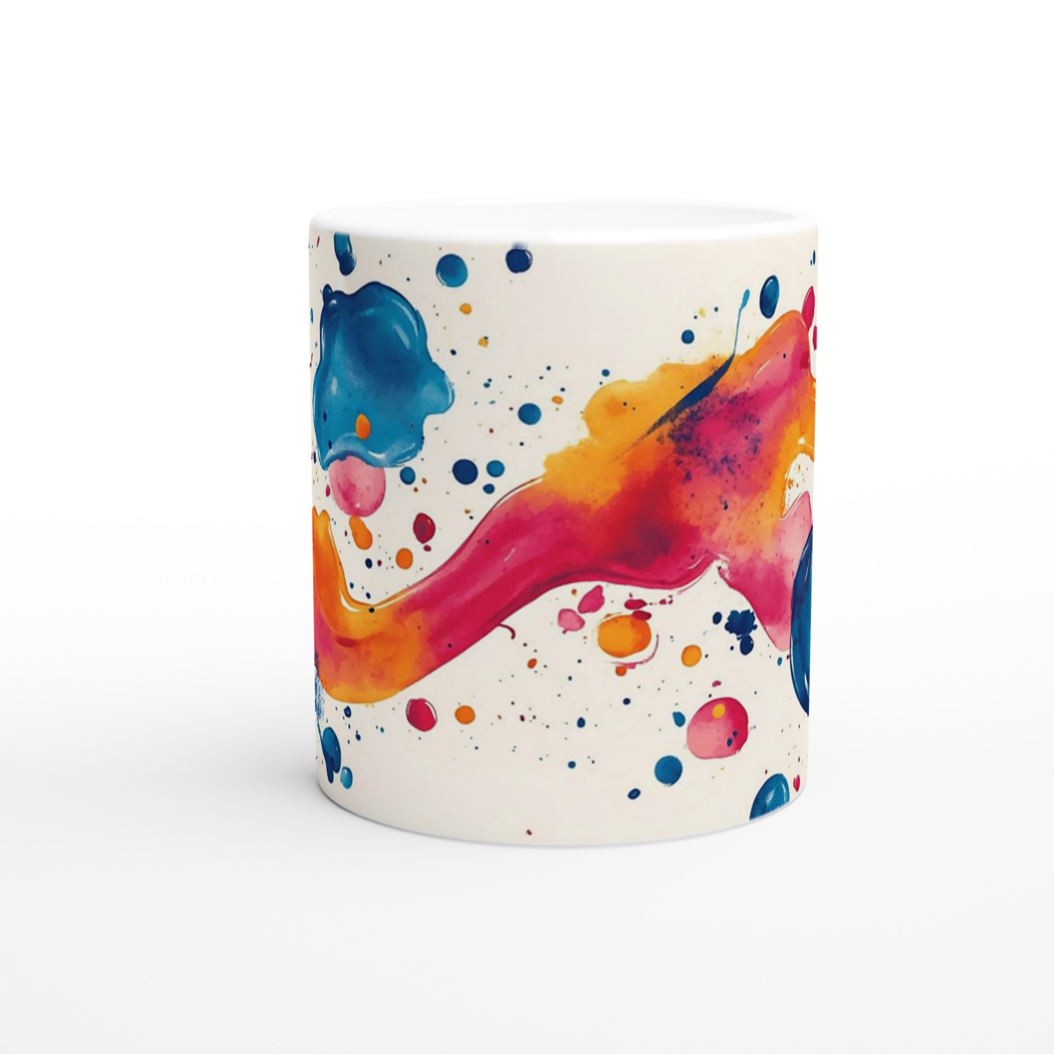 Konstnärlig Färgexplosion 11oz Keramikmugg – Välj bland 7 Livfulla Nyanser 8 386f4c97-da24-4775-a52d-52d9a01c619e