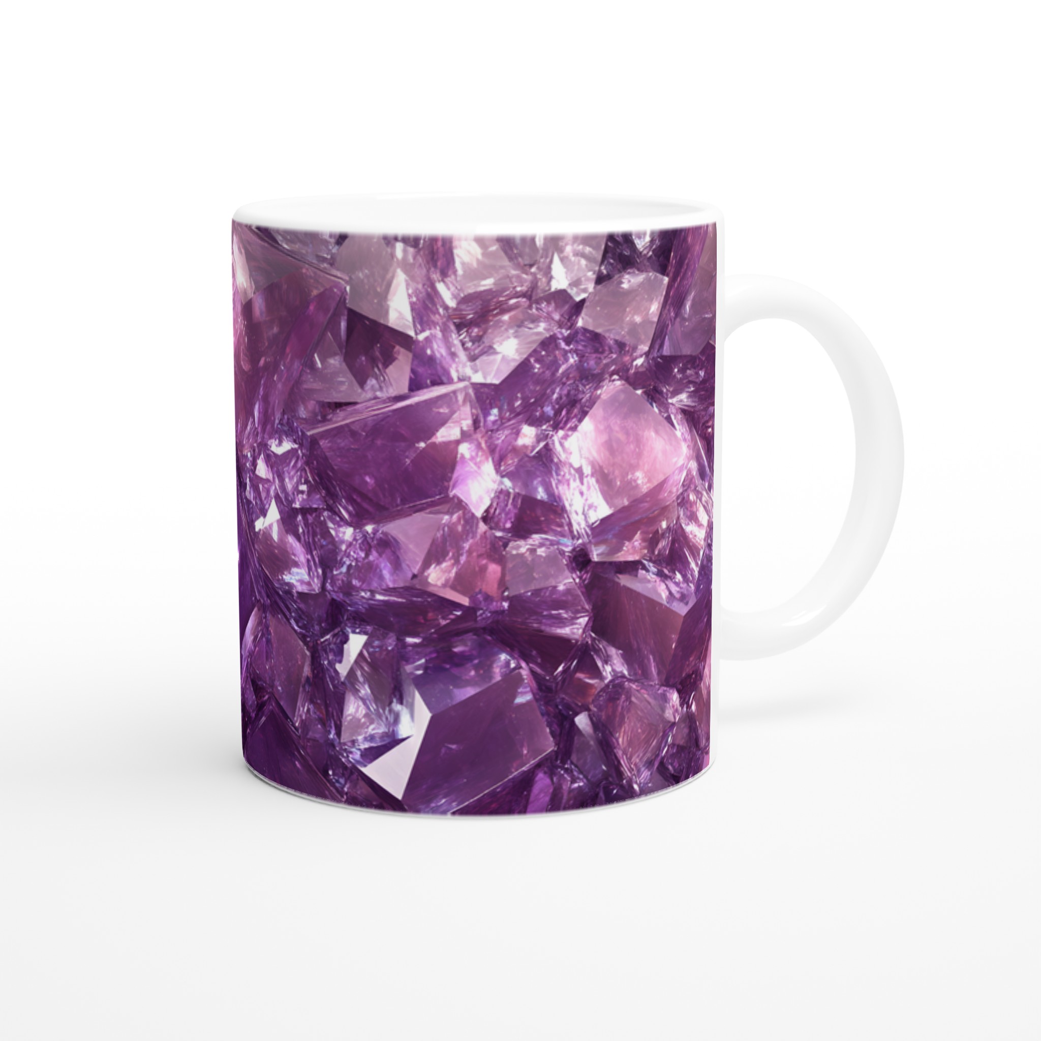 Ametistglänsande Keramisk Mugg – 11oz Kristallklar Design i Flera Färger 9 38841282-0b76-4858-a176-478ff23b9292