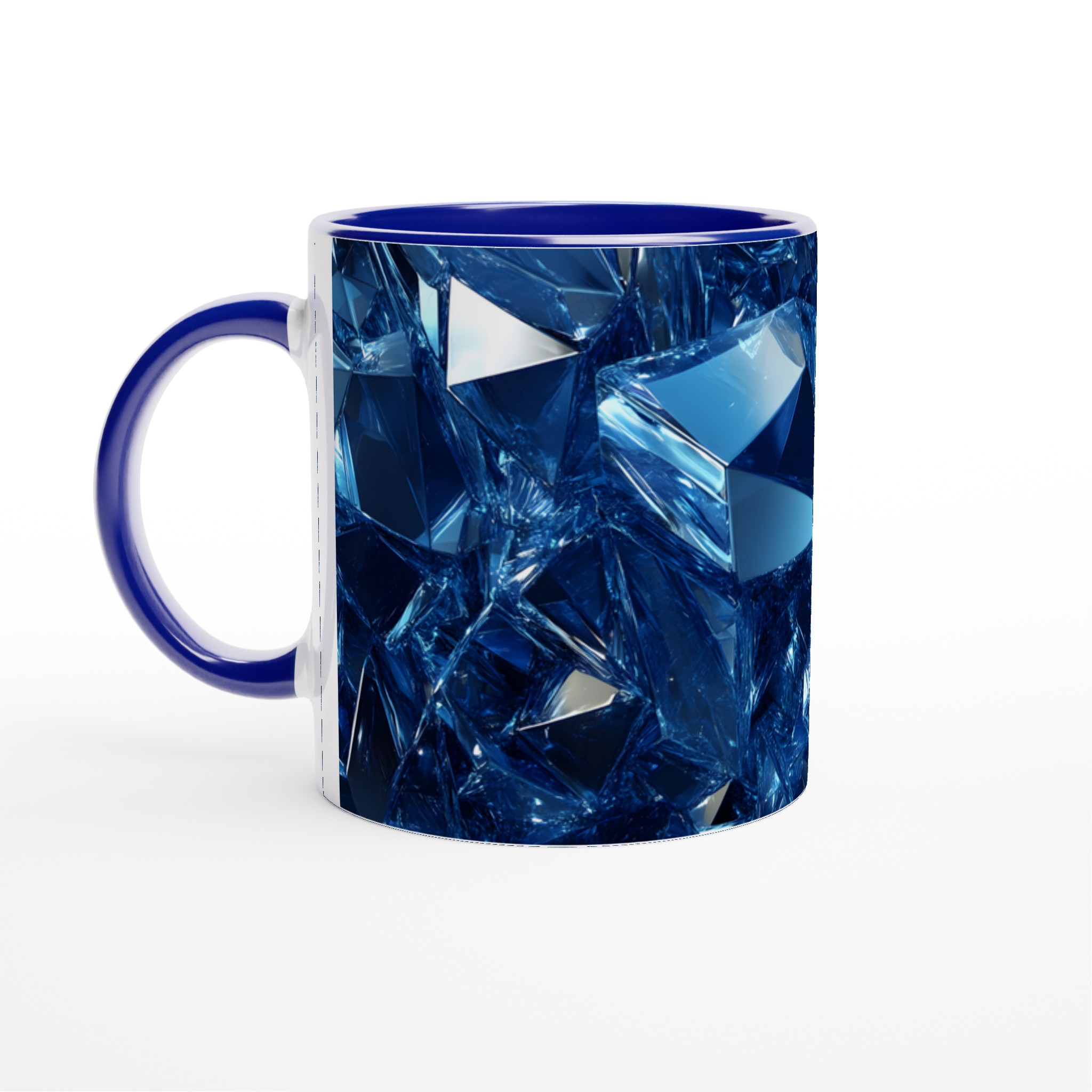 Glittrande Isblå 11oz Keramisk Mugg – Ge din vardag en gnistrande touch 2 3896d826-3106-4c54-977d-d21640467893