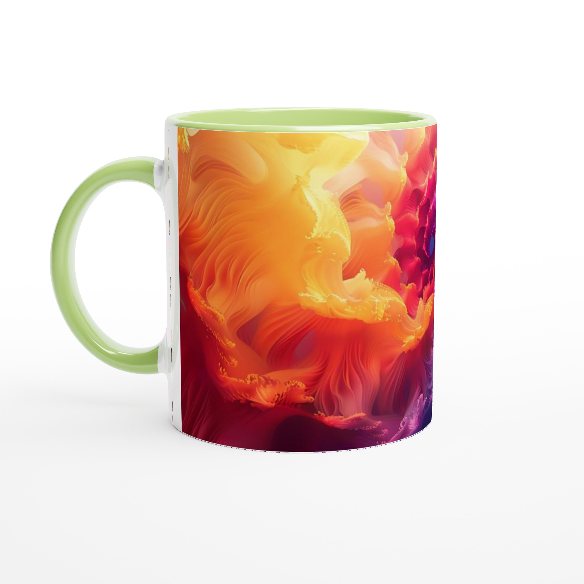 Abstrakt Virvel Mugg – Konstnärlig Design i Vårda Färgval på 11oz Keramik 7 38b16182-0fa6-4661-9a45-25b2521f224e