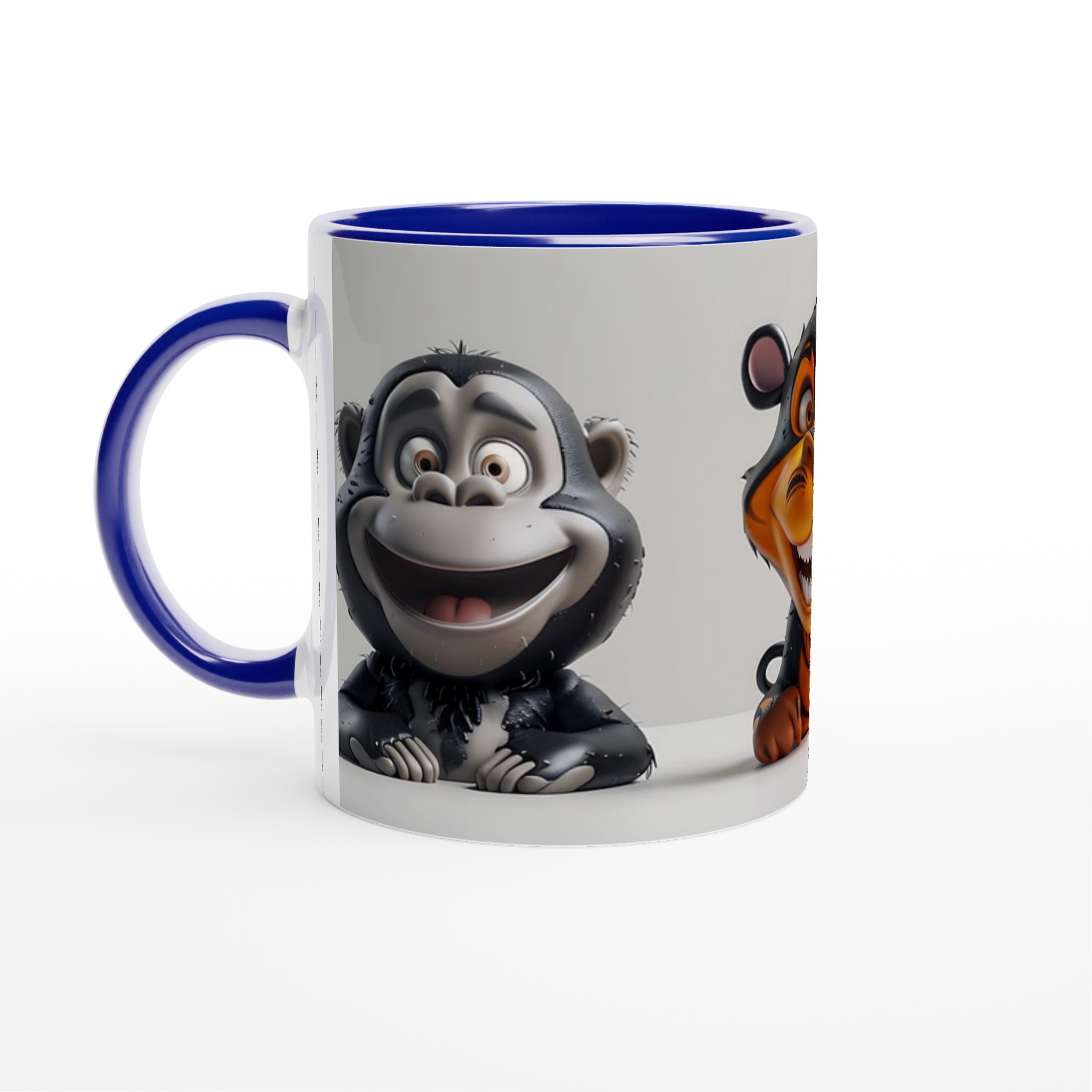 Glad Apa Keramisk Mugg - Rolig Kaffemugg med 3D-inspirerad Design 2 38bc8347-ea0d-4878-9ead-e28dd226f98c