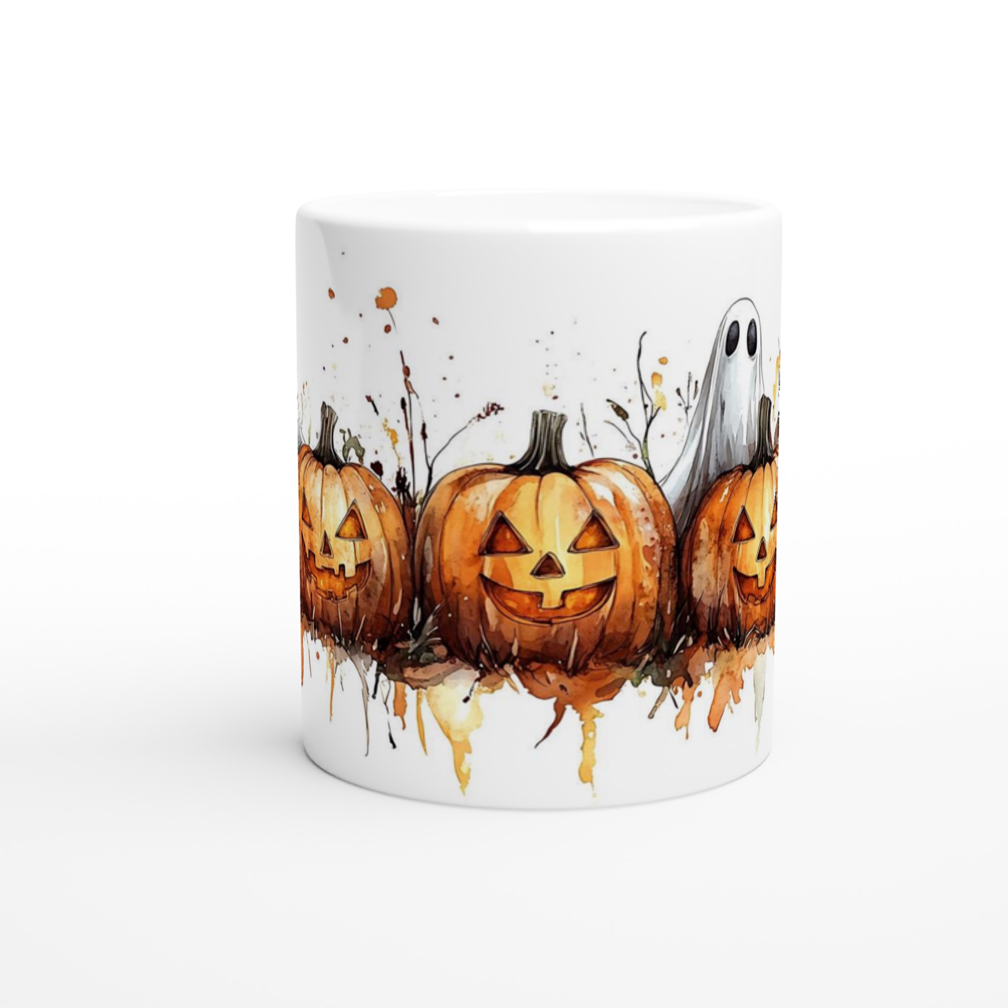 Bus eller Godis! Halloweenpumpa & Spöke - 11oz Keramisk Mugg 8 390d8acb-40e1-4282-a117-3730c37d97f5