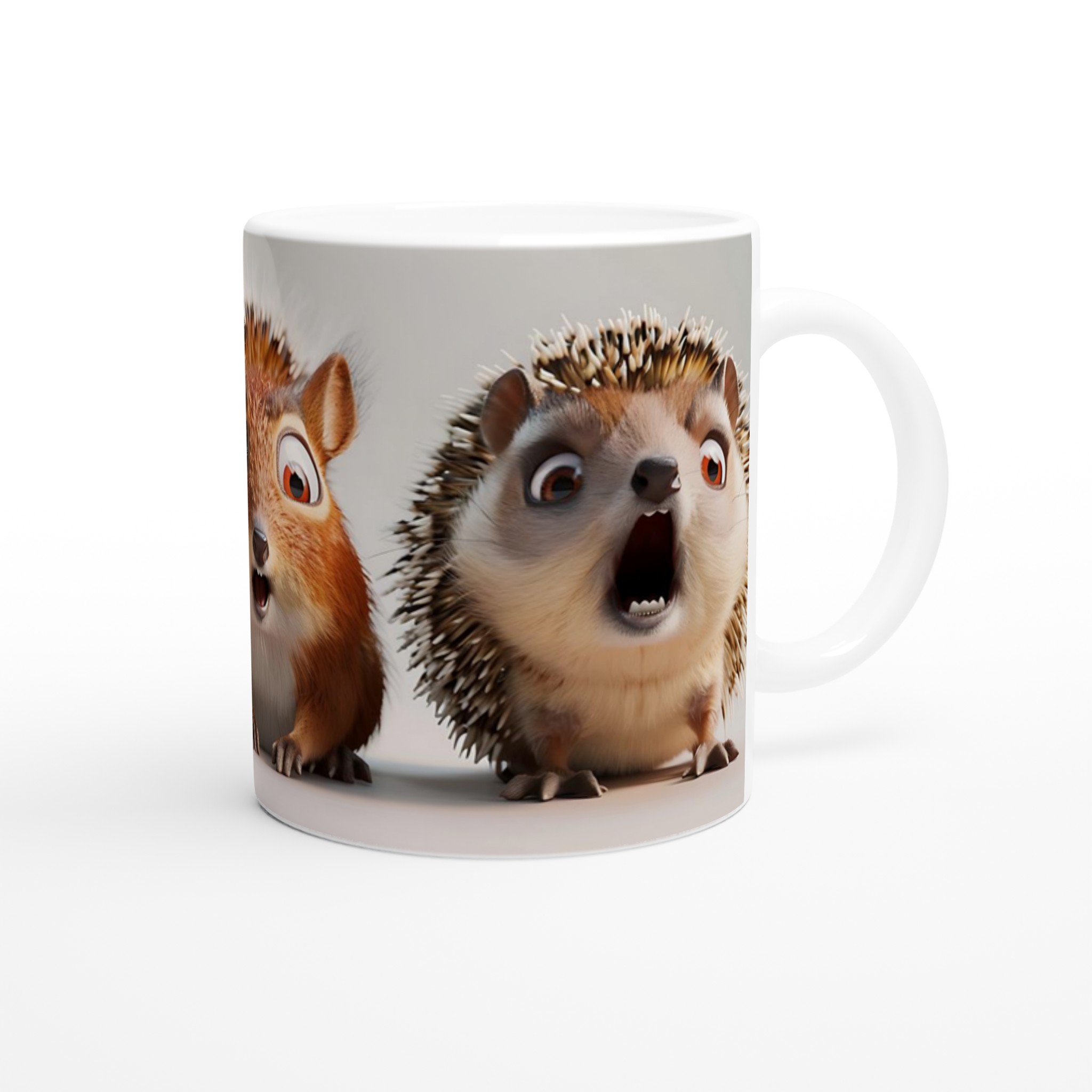 Förvånade Djur 11oz Keramikmugg – Chockade Vänner för Kaffe & Te i 7 Färger! 9 39126f51-df18-4ad7-9d0a-0e8acb0acf6f
