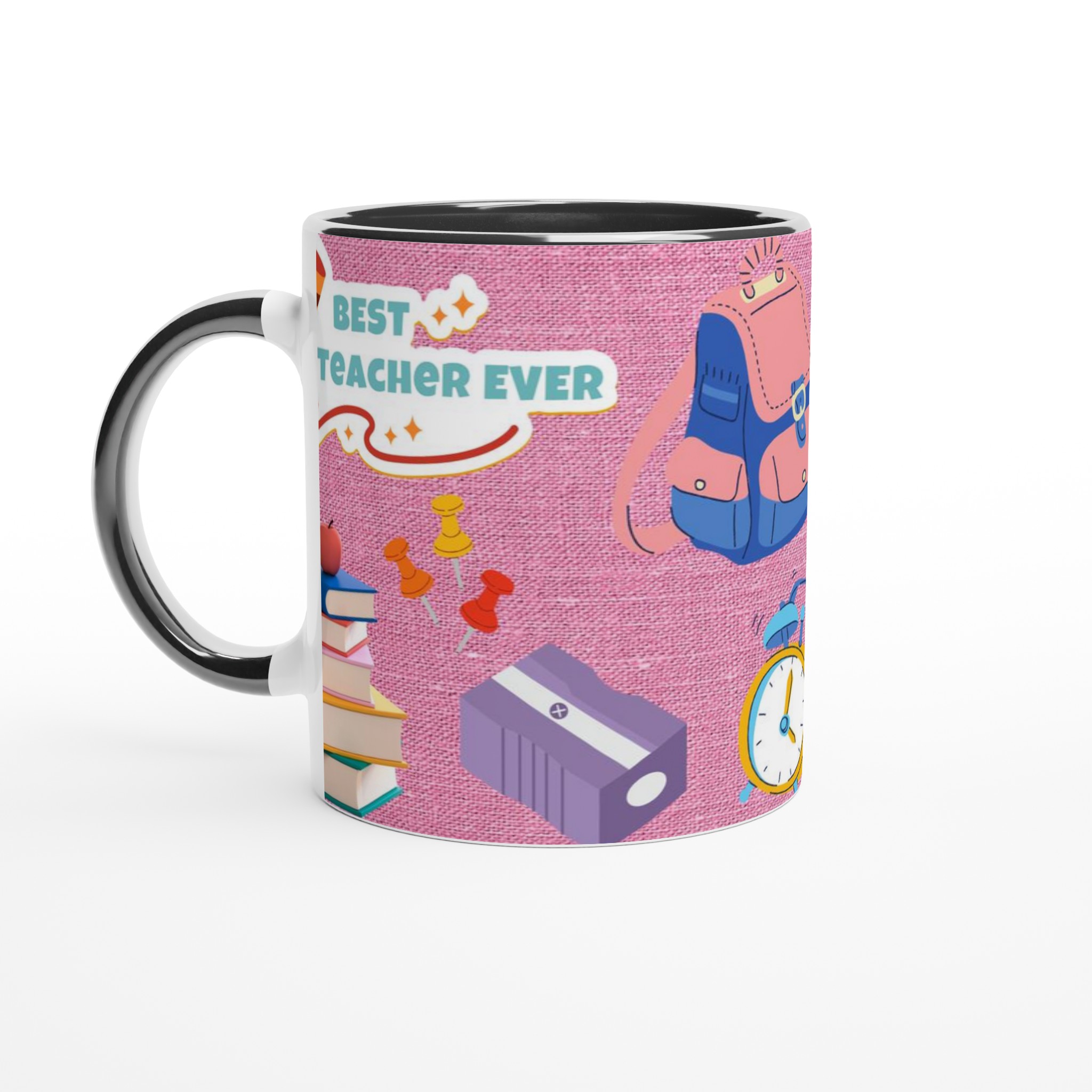 Vit 11oz keramisk mugg – Hyllning till lärare i sju färgstarka keramikhöljen 4 393a9754-978a-4675-8d78-470af5d99455