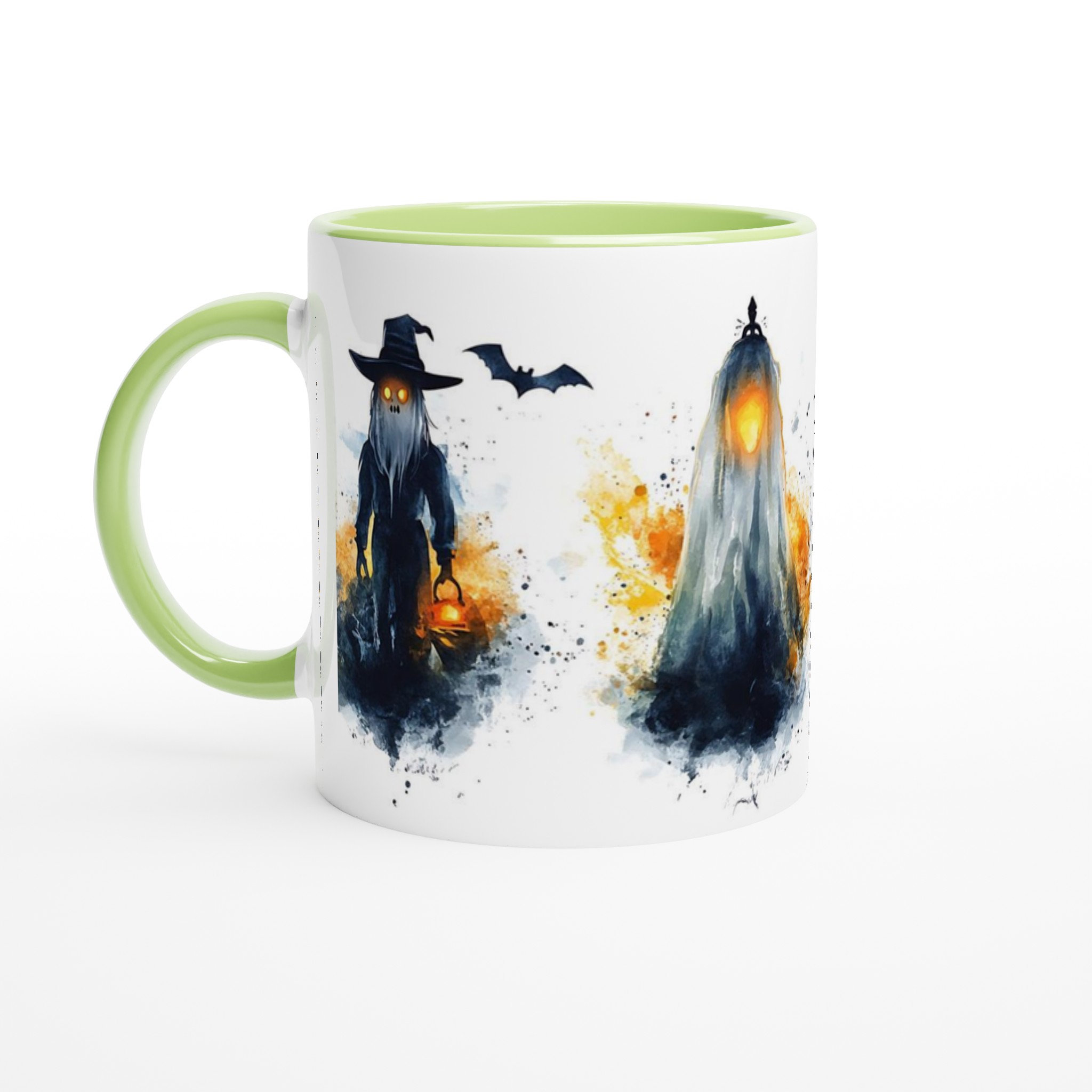 Spöklik Häxa & Fyrtorn Keramisk Mugg – Mystisk Halloween Konst i Ditt Val av Färg 7 3944e06d-1b08-42f8-bd2b-1810165bfec2