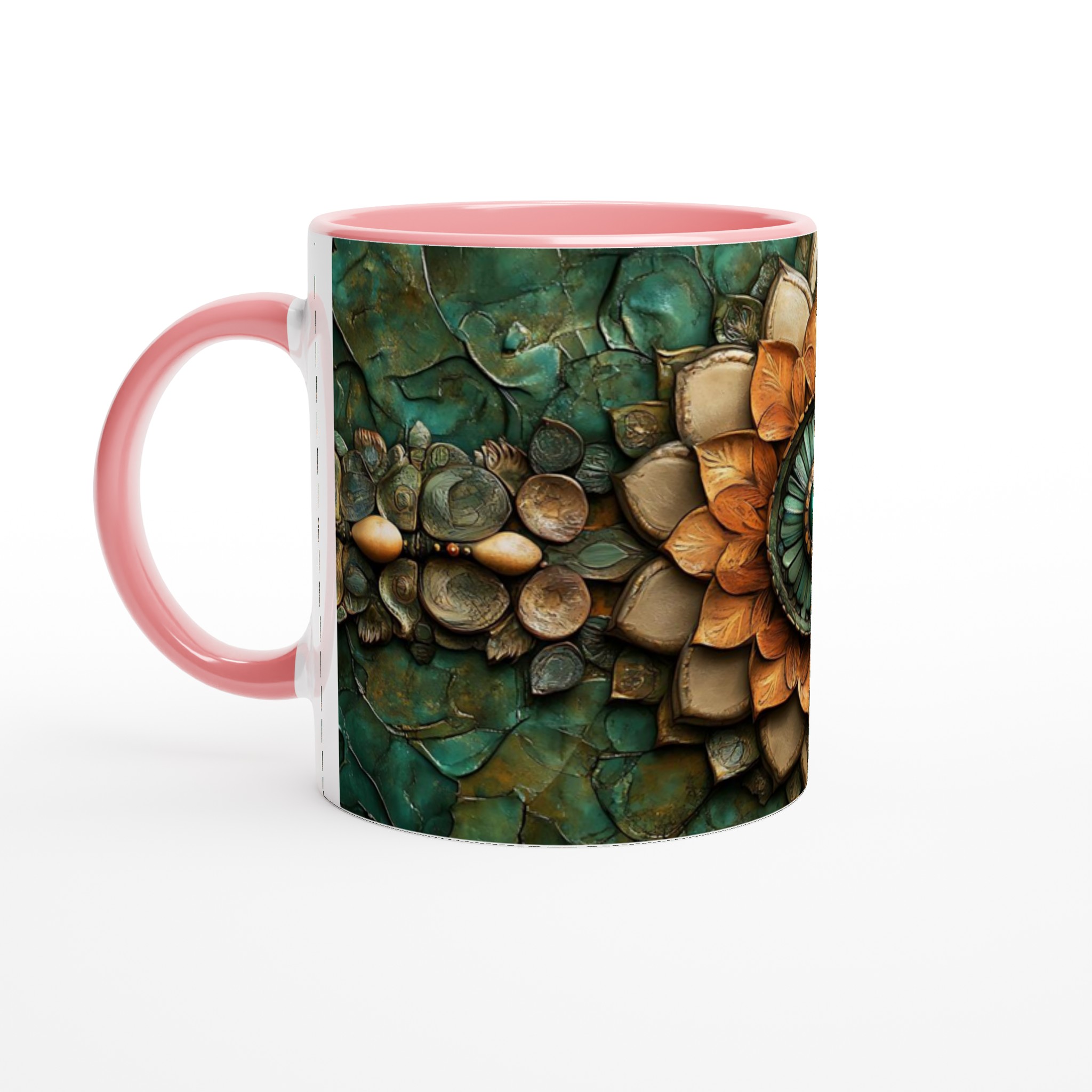 Koppar & Turkos Mandala Mugg - Välj din färg! 6 39adc4ca-54c6-4ae8-b75b-d5fff3ca1acc