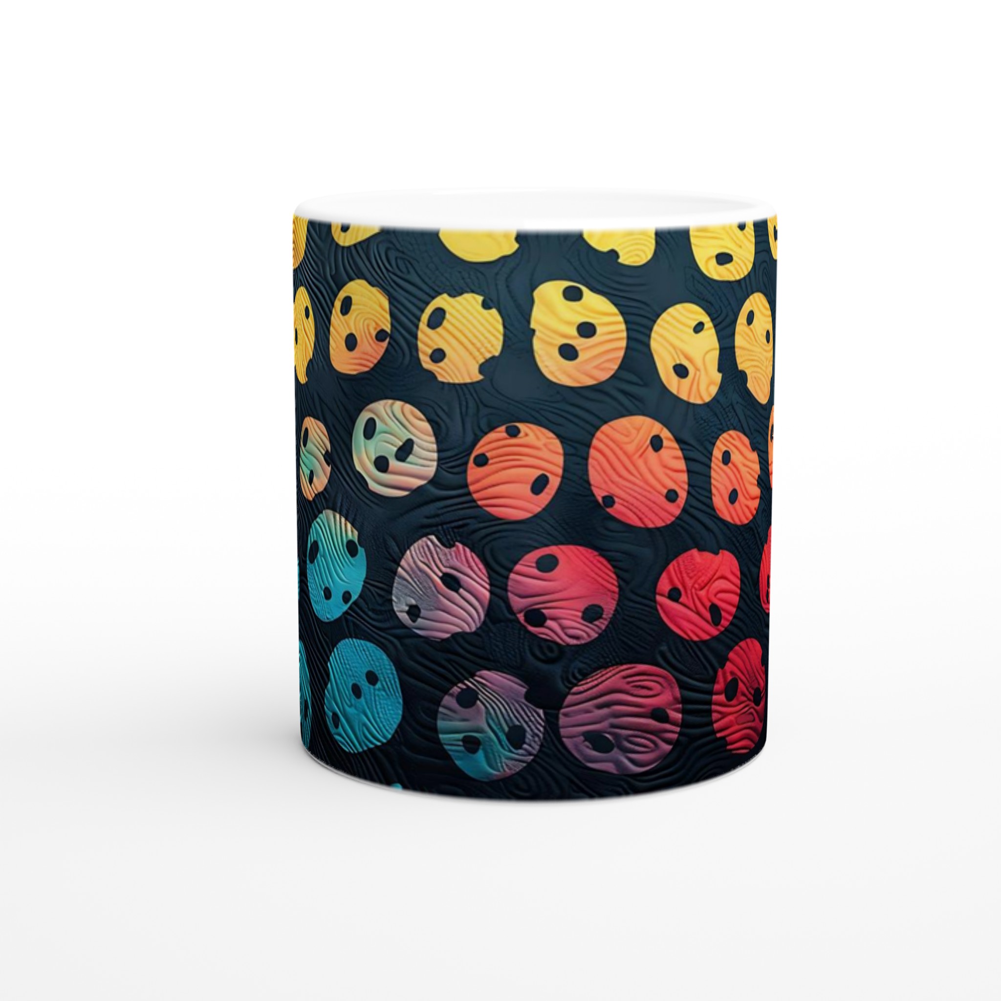 Abstrakt Mugg – Levande Färger & Unik Textur – 11oz Keramisk Kaffemugg i Ditt Val av 7 Nyanser 8 3a34893b-4140-496f-9685-a1674db52314