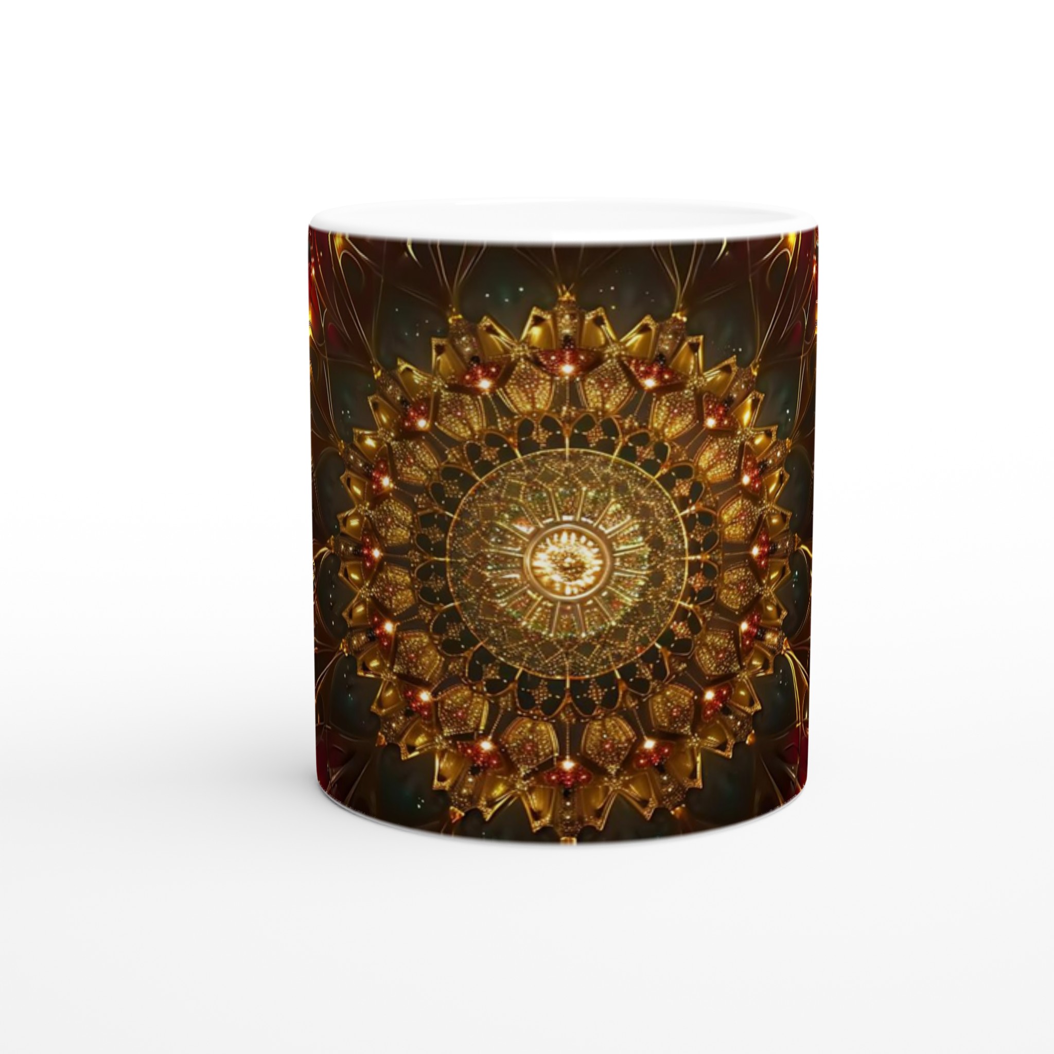 Abstrakt Mandala Lyx Mugg – 11oz Keramikmugg i ditt val av sju djärva färger 8 3a364d39-a944-443f-865c-1982c430a470