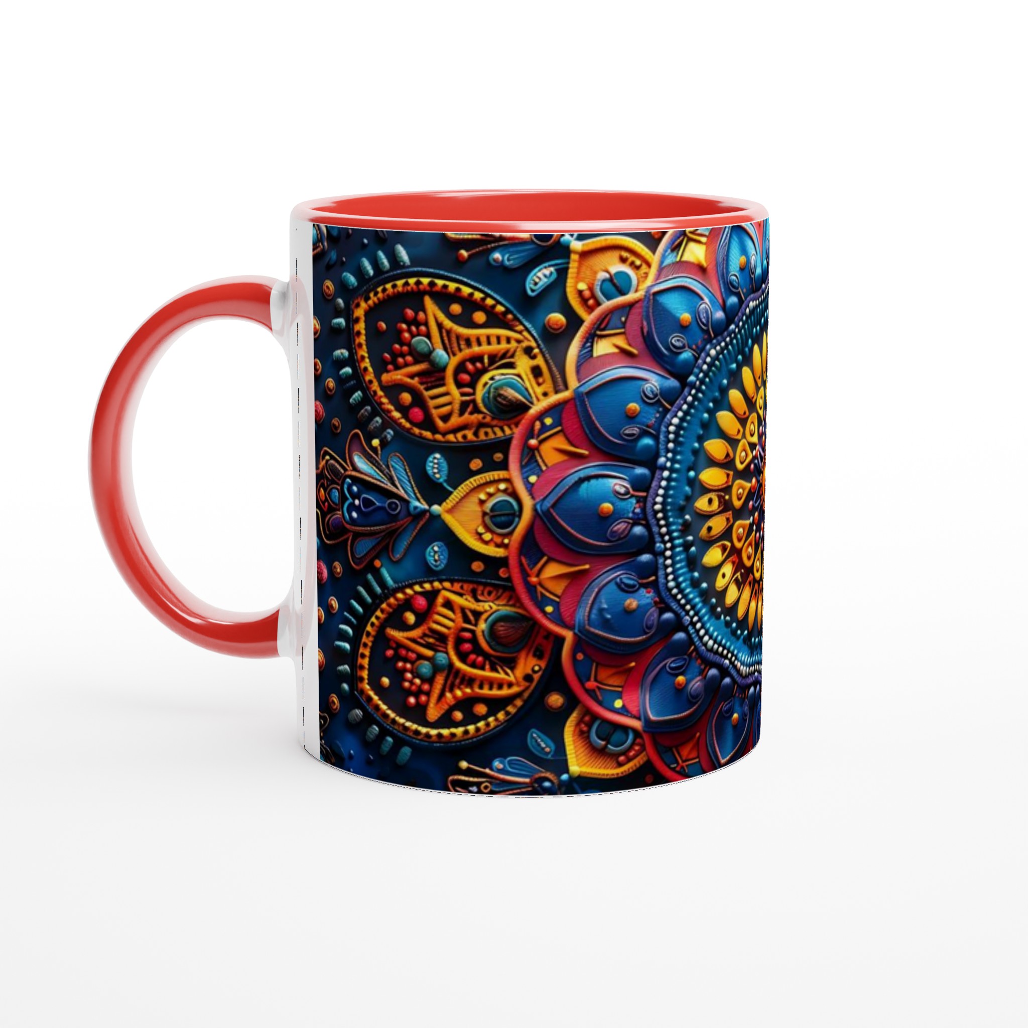 Konstfull Mandala Keramikmugg – Vibrerande Design för Färgstarka Stunder 5 3a39a3de-c440-4afe-85fd-7649f098b79c