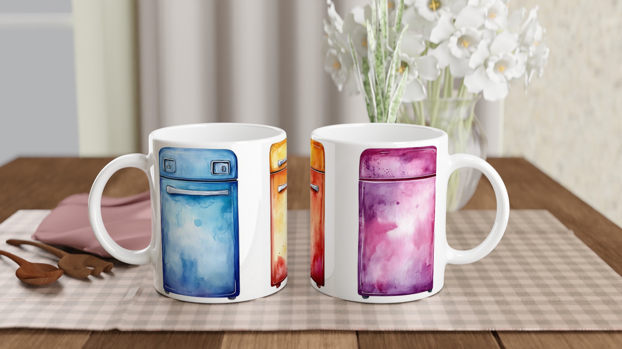Retro-inspirerad Keramikmugg 11oz – Välj bland sju levande färger för din unika stil! 10 3a4cbdc0-943a-4f93-acf7-e9e96b006be3