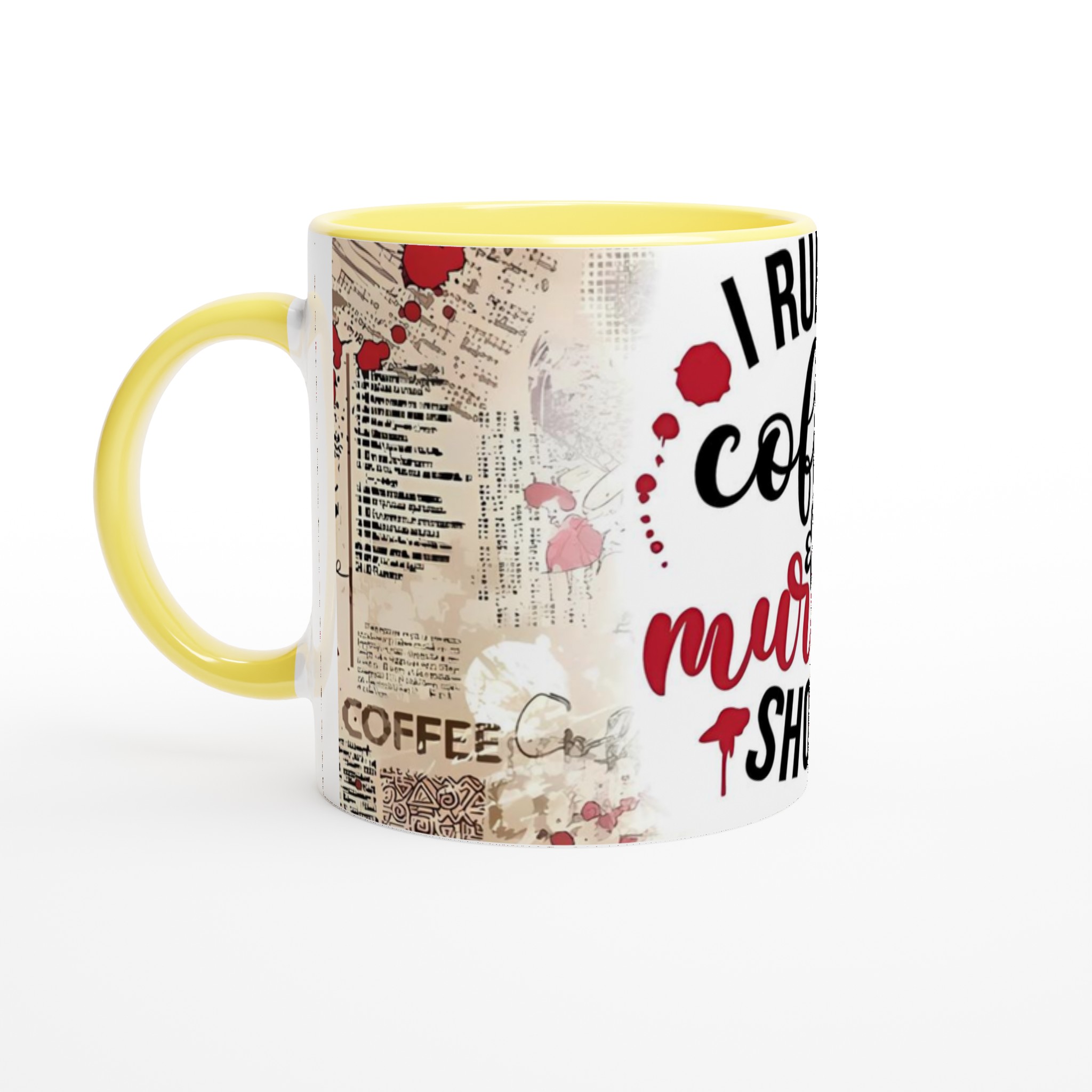 Vit 11oz keramisk mugg med humoristiskt motiv - välj bland sju färgstarka keramikhöjdpunkter 3 3a9e3253-104c-4821-9491-995b1ff0fb0e