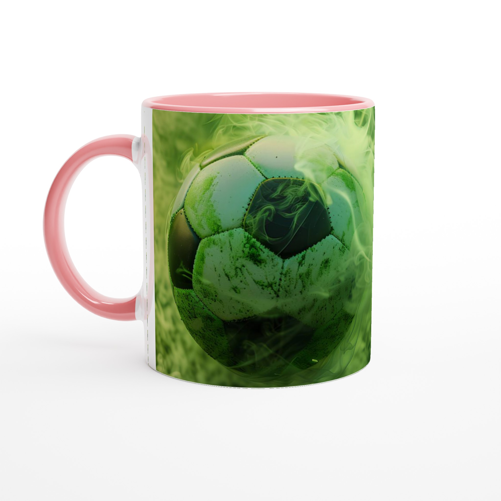 Grön Eld Fotboll 11oz Keramisk Mugg – Intensiv Design för Sportfantasten i Valfri Färg 6 3abce0ca-f138-4fc4-92dc-5ded30a7ec33