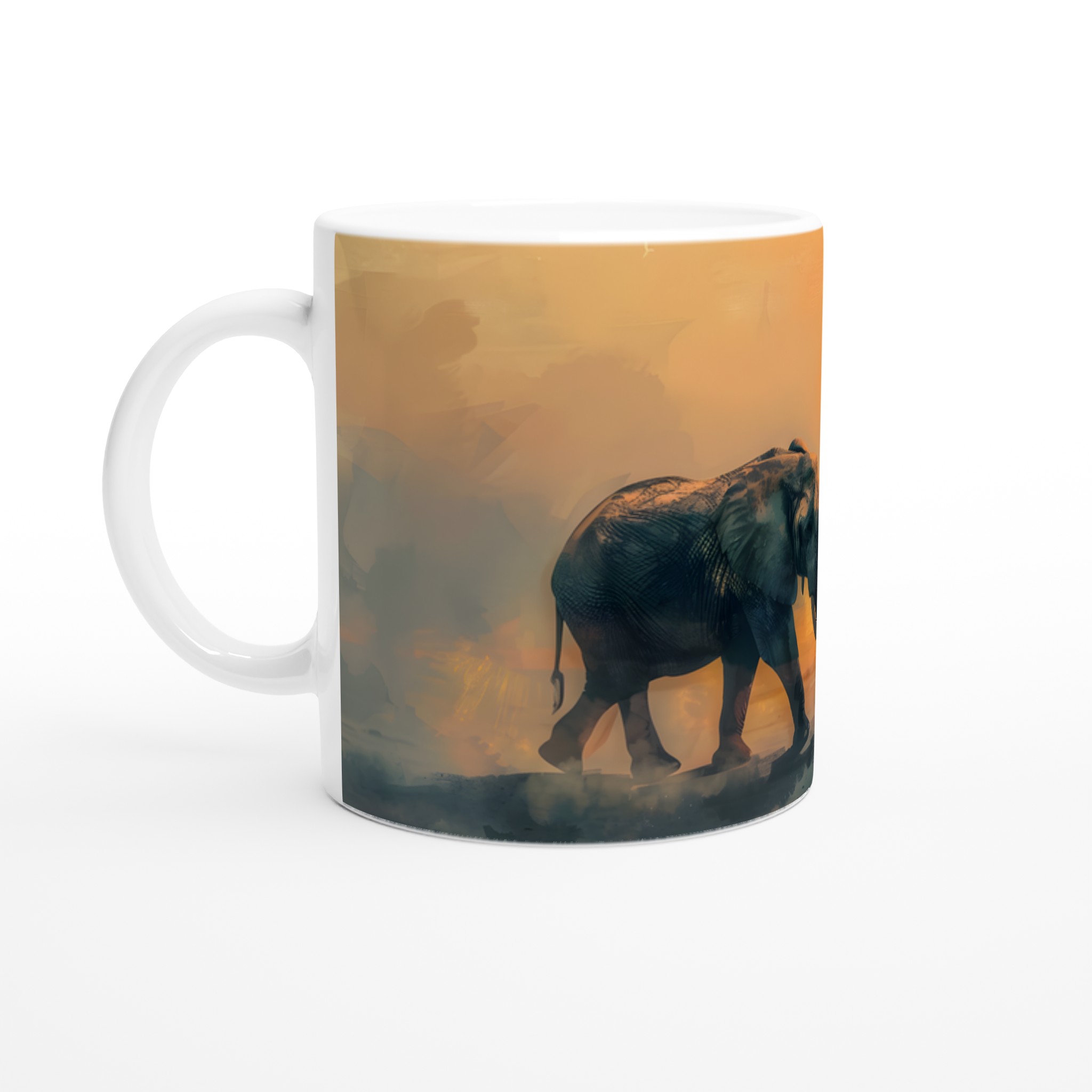Majestätisk Elefant Mugg – En Solnedgångssaga i Keramik 1 3b0d399d-06db-43ce-9894-cfb0778f3260