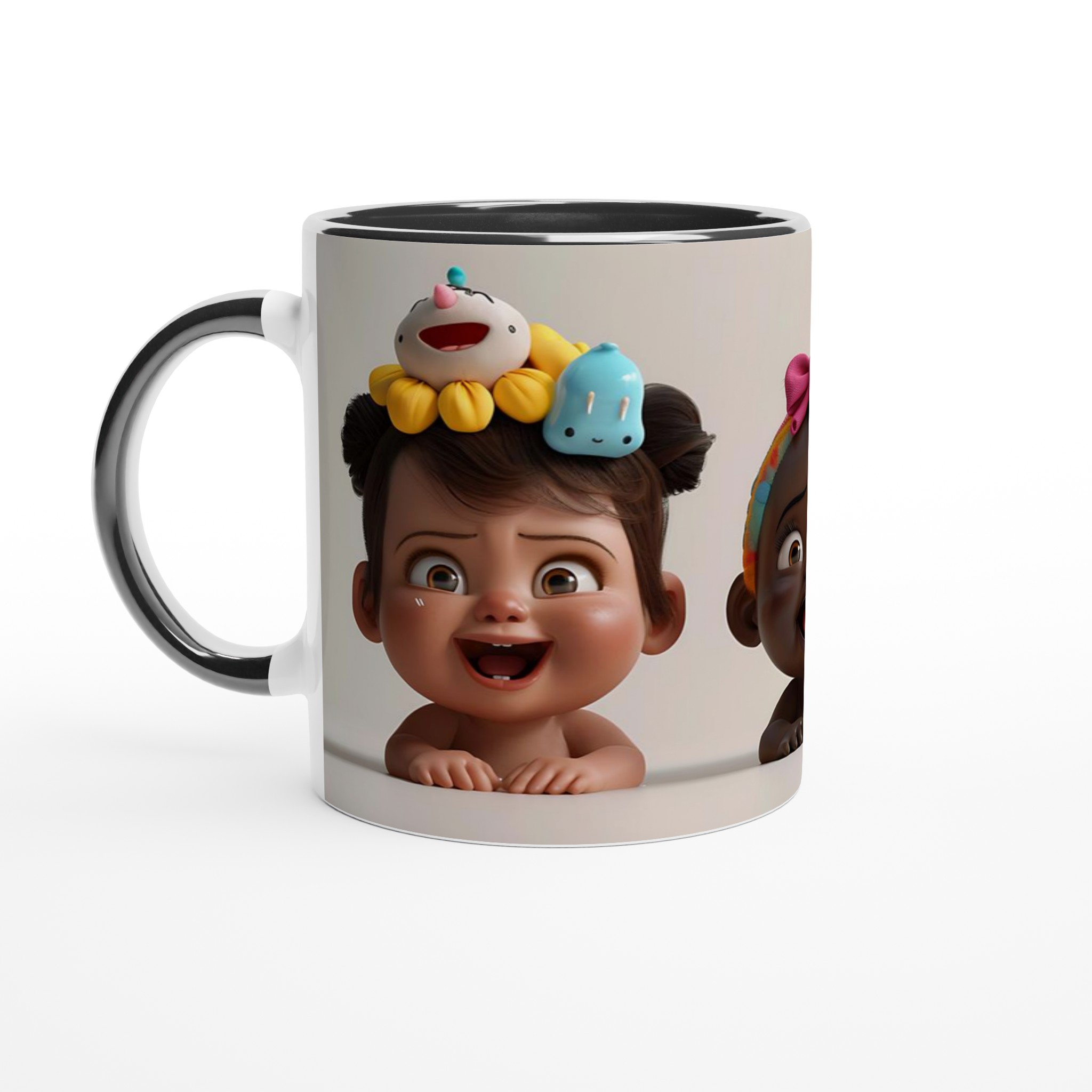 Söta Babyvänner Keramisk Mugg – Personlig Design för Glada Stunder, Välj din Färg! 4 3b10e073-cdc8-4703-9249-258d61d34ddd