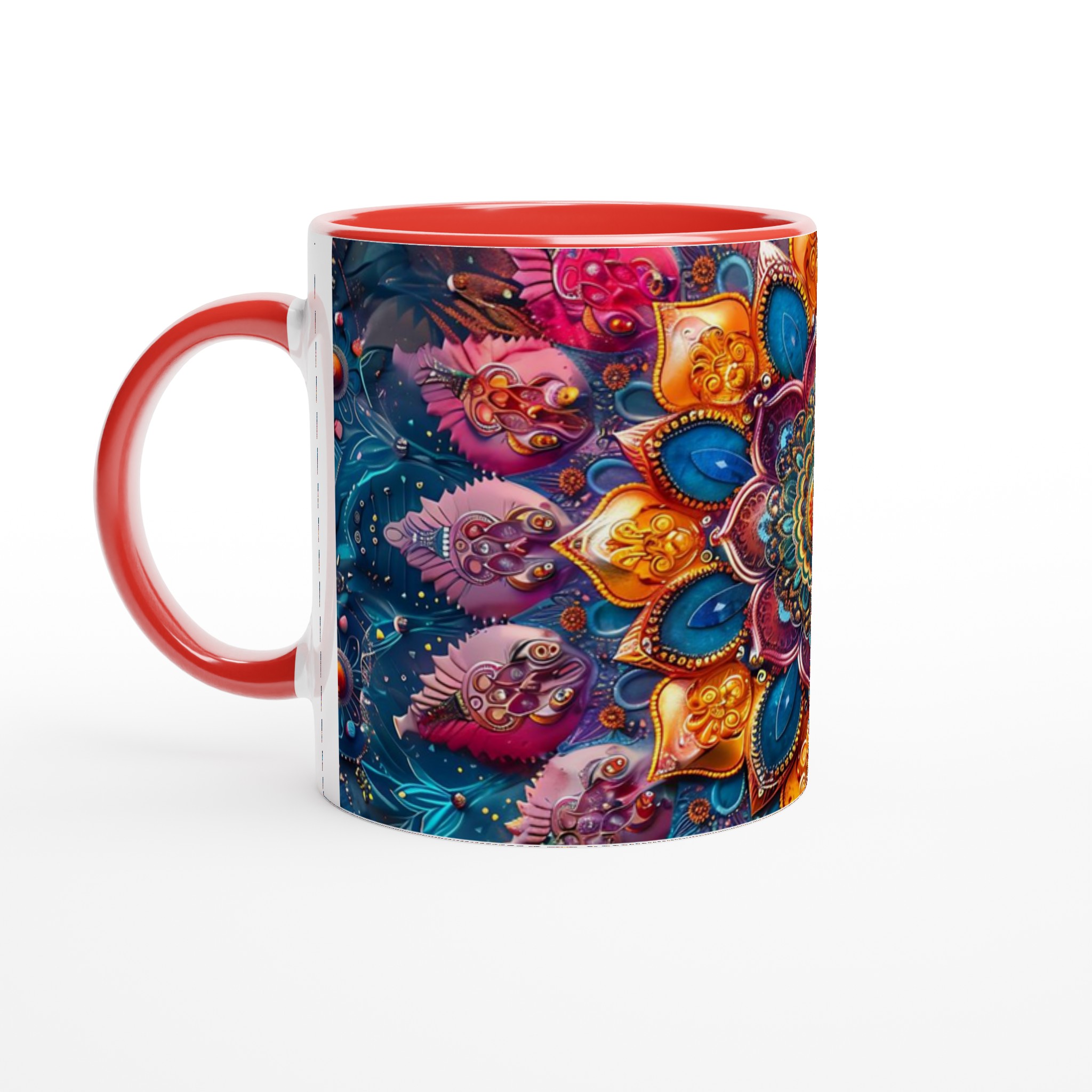 Mandala Magisk 11oz Keramikmugg – En Explosion av Färg & Mönster för Din Favoritdryck! 5 3b11c34d-d0c4-4f85-9616-a06163b0cf64