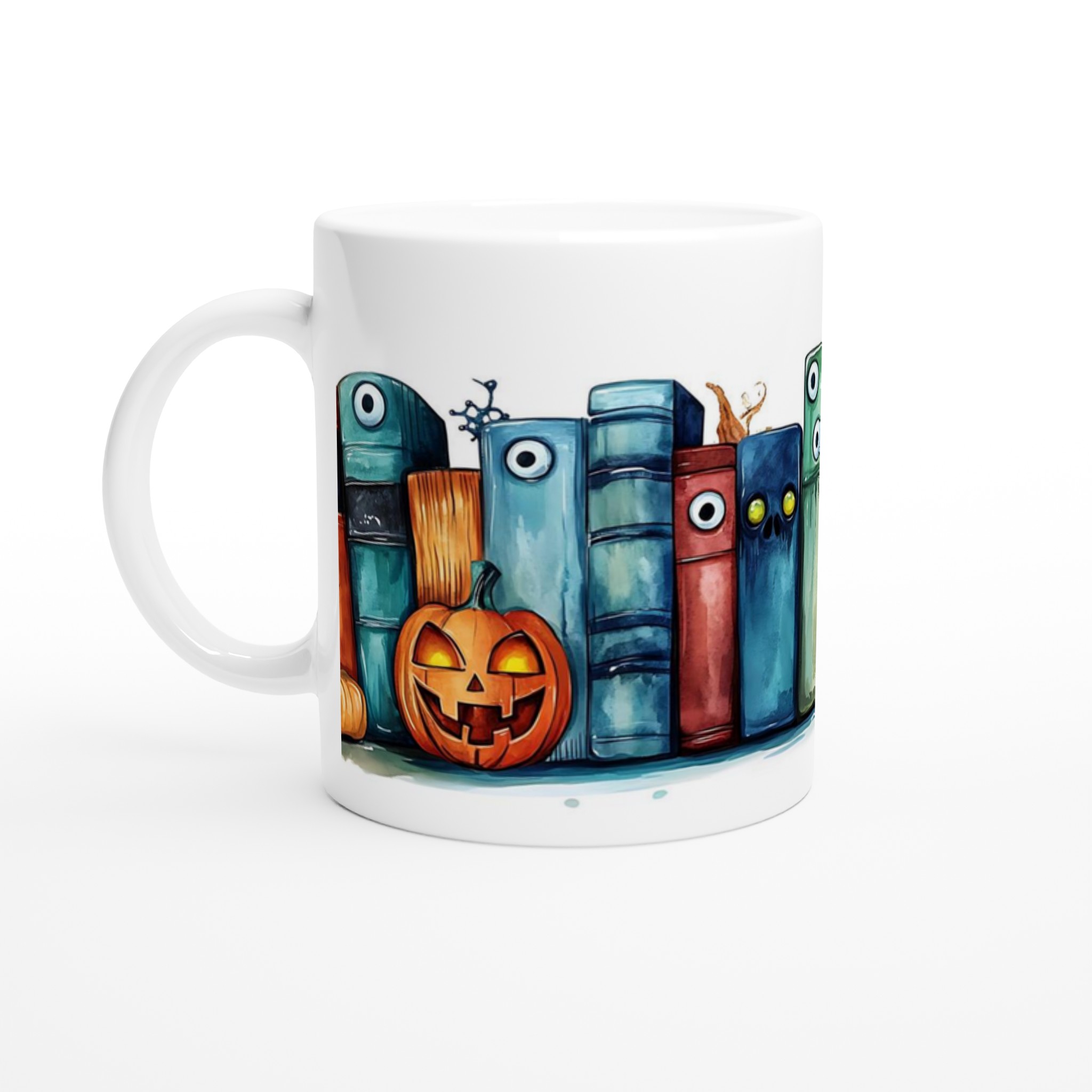 Mystisk Bibliotek Mugg – Keramisk 11oz Halloween & Bokälskare Kaffemugg i 7 Färger 1 3b4d12d8-3673-43c5-bc93-2f1f353be59f
