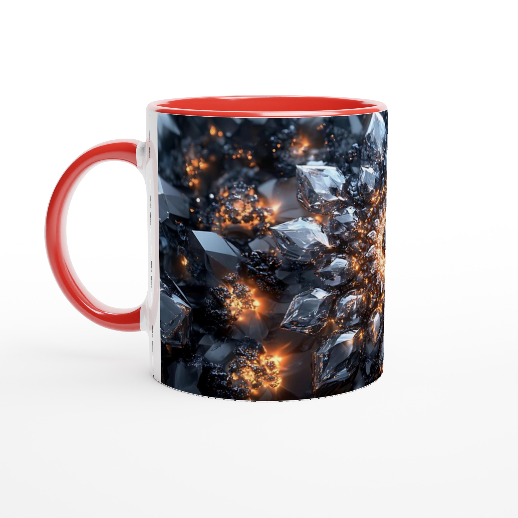 Kosmisk Kristallmugg - 11oz Keramisk Kaffemugg i Ditt Val av Färg 6 3b5b6128-431e-4596-8d41-0be376bf0325