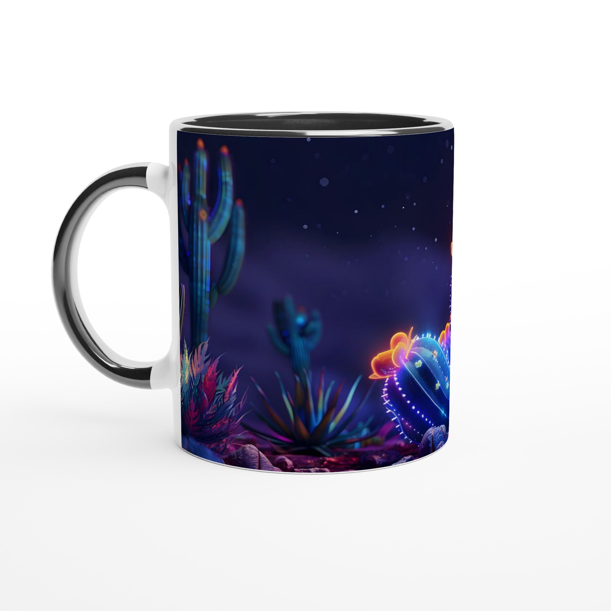 Neon Cactus Drömmugg: 11oz Keramikmugg i Valfri Färg – Lys upp Din Dag! 4 3b6b2447-f935-4077-865d-6bacab9d18d2