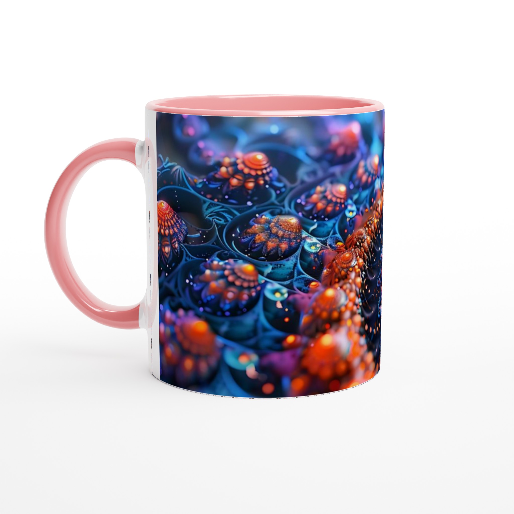 Kosmisk Spiral Mugg – Hypnotiserande Abstrakt Konst i Vibrerande Neonfärger på 11oz Keramik 6 3b851fc0-35a2-4f9c-9d50-668c3252ffe2