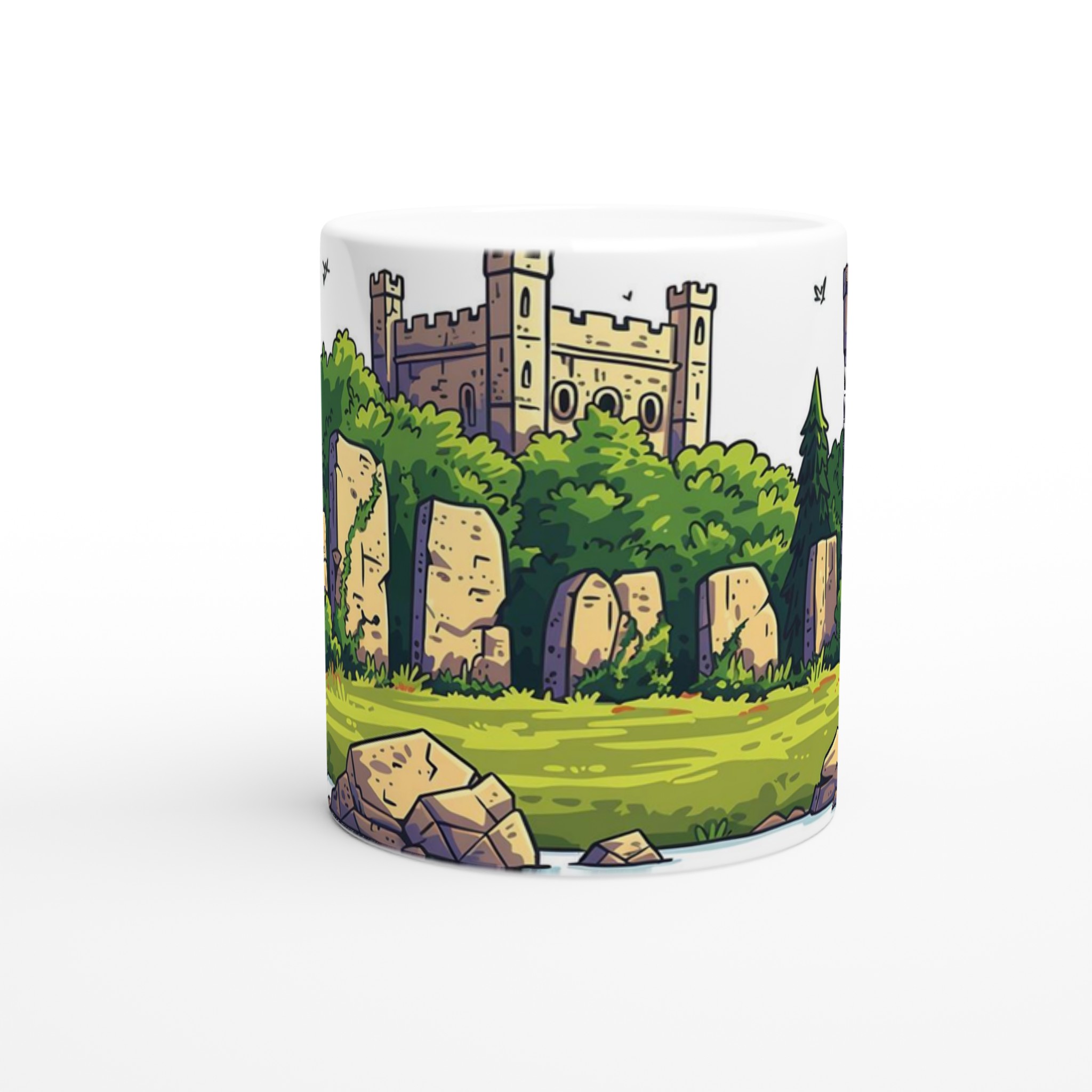 Mystisk slottsö Mugg - Fantasi & Äventyr Kaffemugg i ditt färgval 8 3b879420-2ea8-4215-9b46-807f410add08