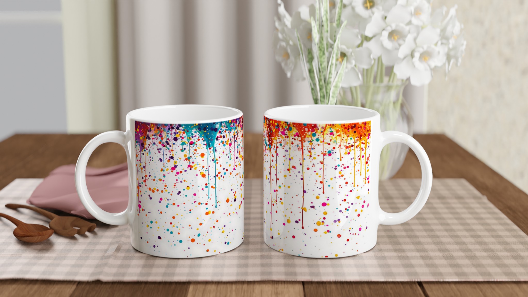 Färgsprakande Stänkmugg - 11oz Keramikmugg i ditt val av 7 livfulla färger 10 3bc65cb9-b00a-4e94-b8fe-7b860c1458ed