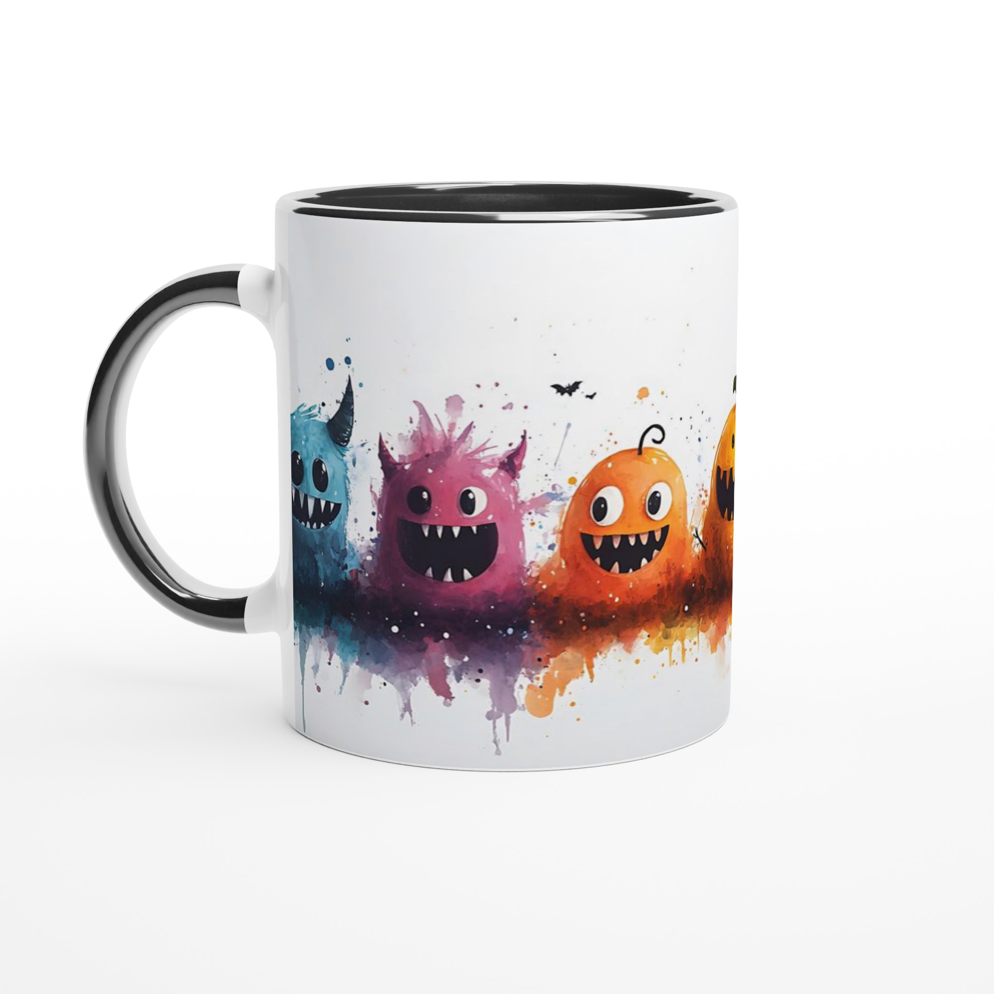 Busiga Halloweenmonster Mugg – 11oz Keramisk Kaffemugg i ditt val av sju färger 4 3be7603c-6c32-4e8d-8285-c01e2a93891b
