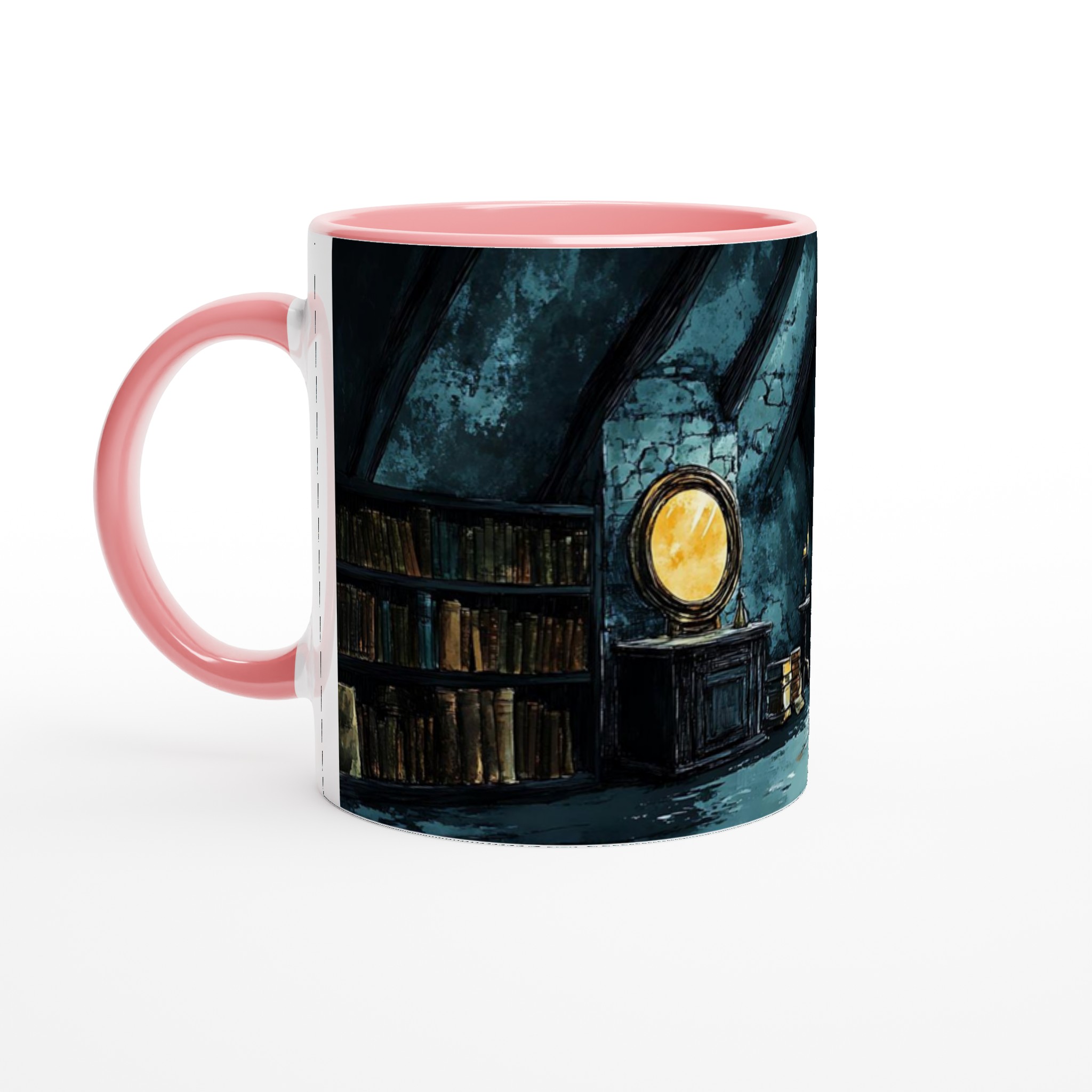 Mystisk Gotisk Vindsrum Mugg - 11oz Keramikmugg i ditt val av 7 färger 6 3c0234dc-39a0-4ec1-88a8-35eb839c85b7