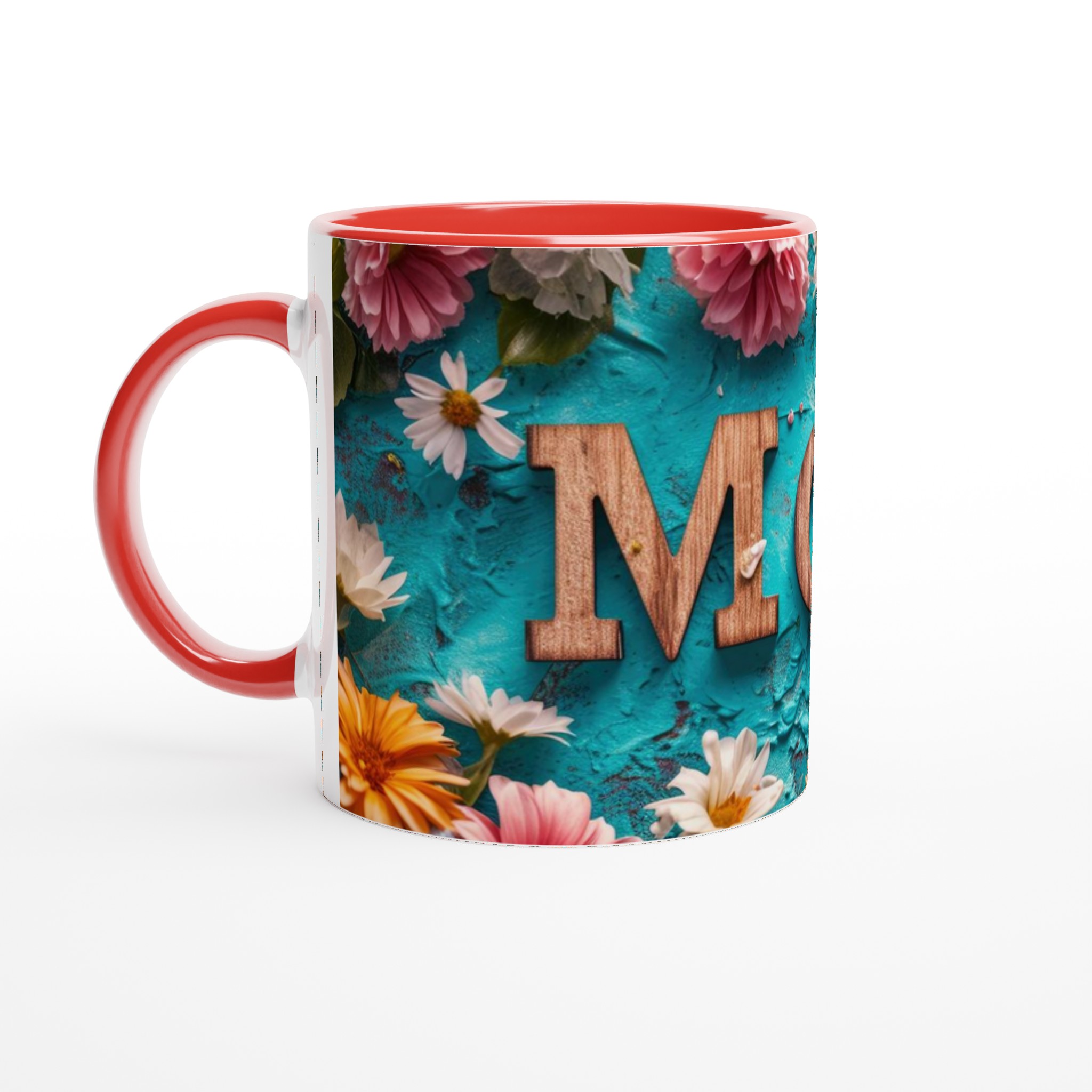 Vit 11oz keramisk mugg – Fira mamma med blomstrande elegans i flera färger 5 3c43bb2f-46ea-4fa3-b162-ef9638d6a369