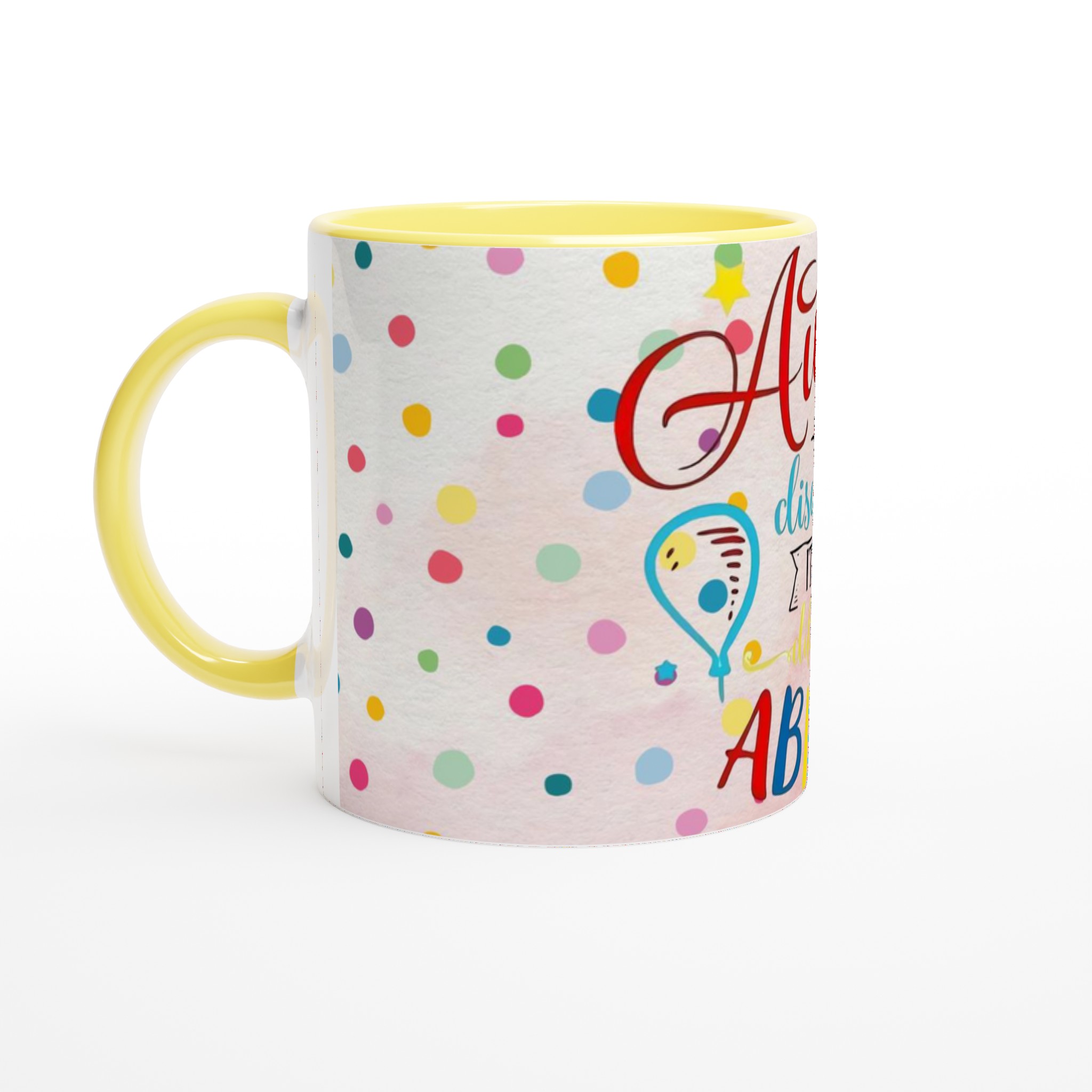 Vit 11oz keramisk mugg med färgstark Autism-citatdesign – välj din favoritfärg 3 3c4702c9-8b51-4511-9099-90b9c23208c1