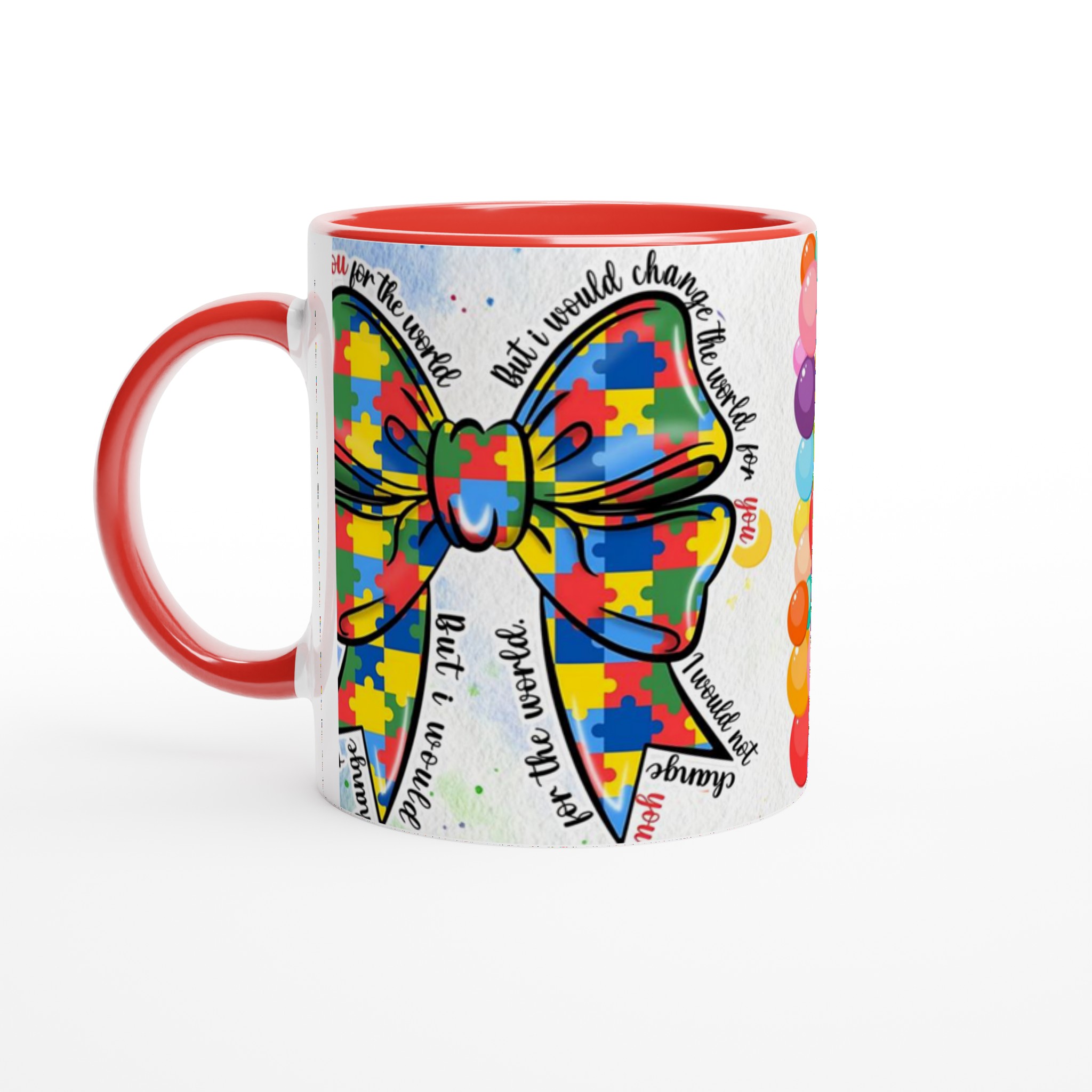 Vit 11oz Keramisk Mugg med Färgstark Pusselrosett – Välj Din Favoritfärg 5 3c7b761b-688a-48d4-b89a-536d058611c4