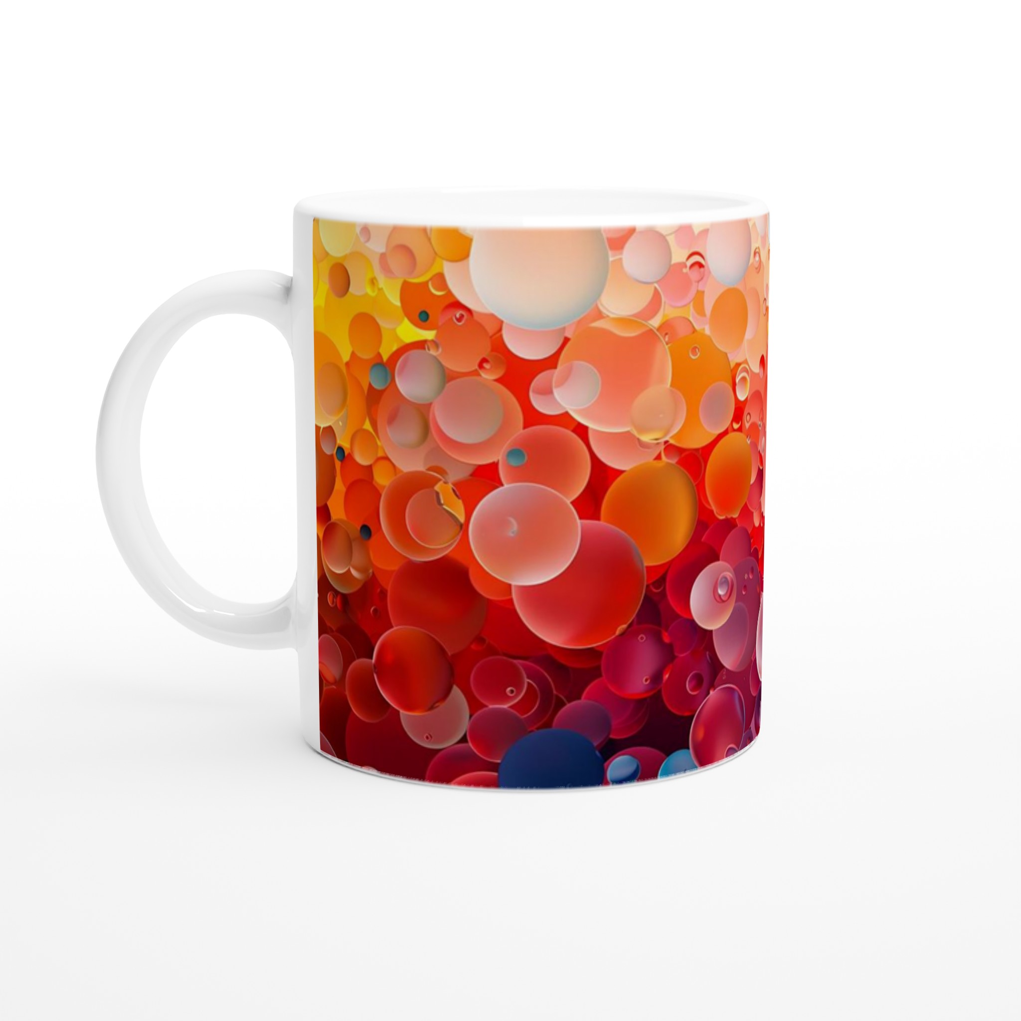 Abstrakt Bubbel Keramikmugg - 11oz, Välj Bland 7 Färgstarka Nyanser för Din Perfekta Kaffestund 1 3cb23b8d-dc9b-49b0-9fc2-6158abb3ccd5