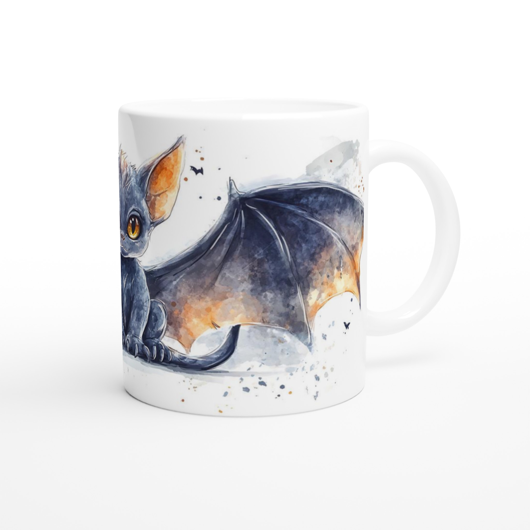 Söt Fladdermus Akvarell Mugg - Unik Keramikmugg i Flera Färger (11 oz) 9 3cf24a9a-85fd-4aa3-91e0-0d5a5bae0a83
