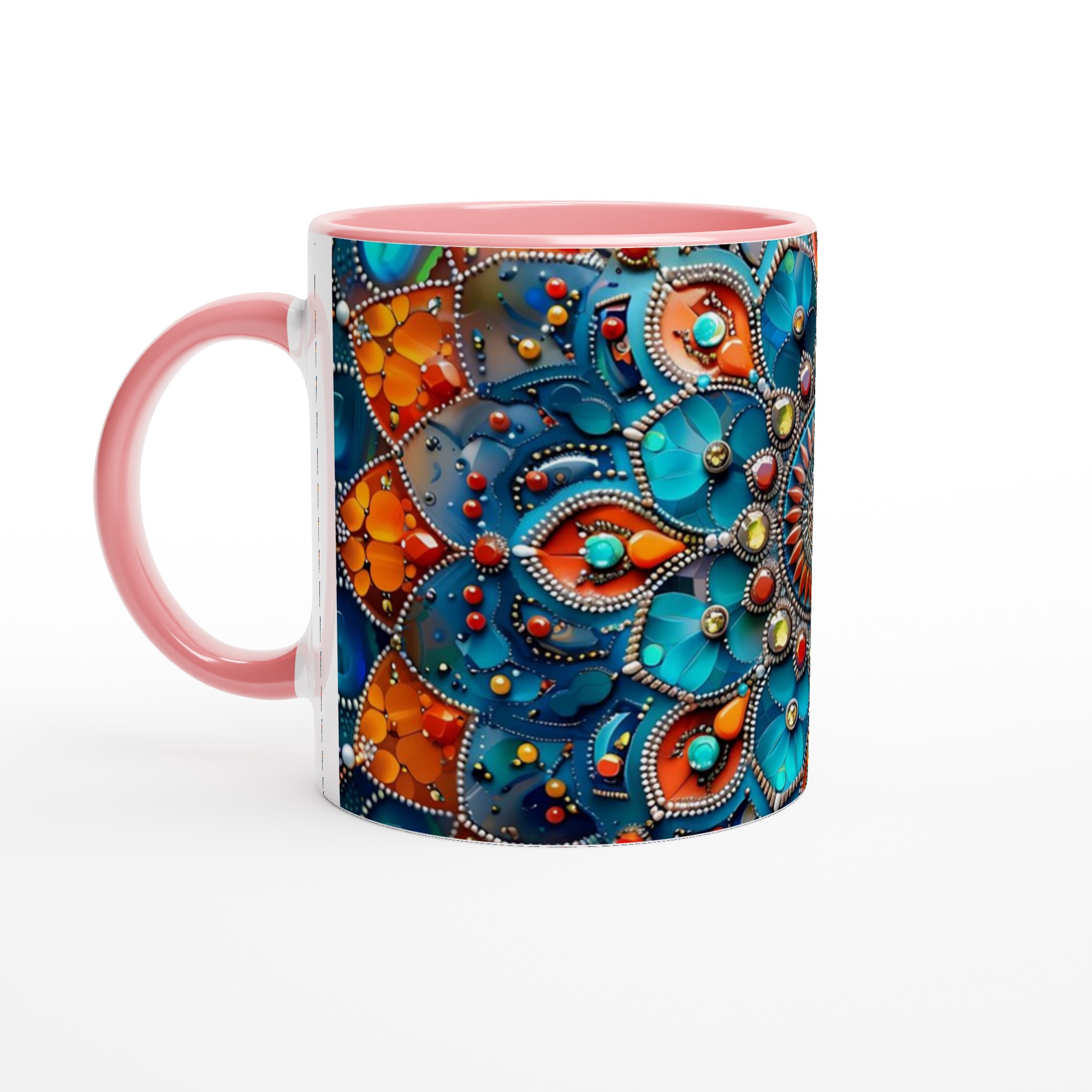 Mandala Keramikmugg 11oz – Levande Boho-Design i Flera Färger 6 3d16ec97-863d-48c4-9905-e0469bfd49d0