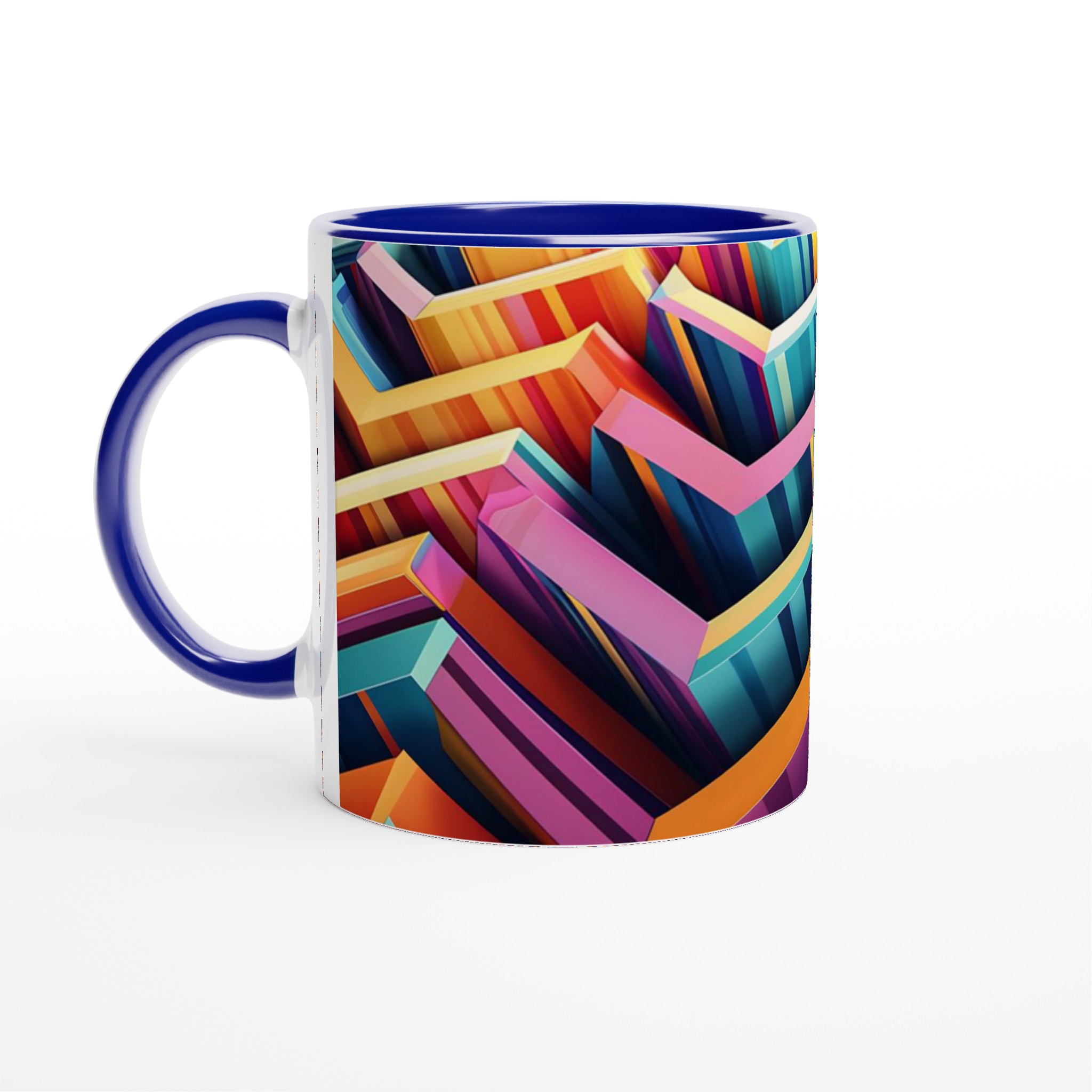 Abstrakt Chevron Mugg – Färgstark Keramik för Din Kaffestund i Valfri Färg! 2 3dc2ed88-b6f4-448a-8045-311778543971