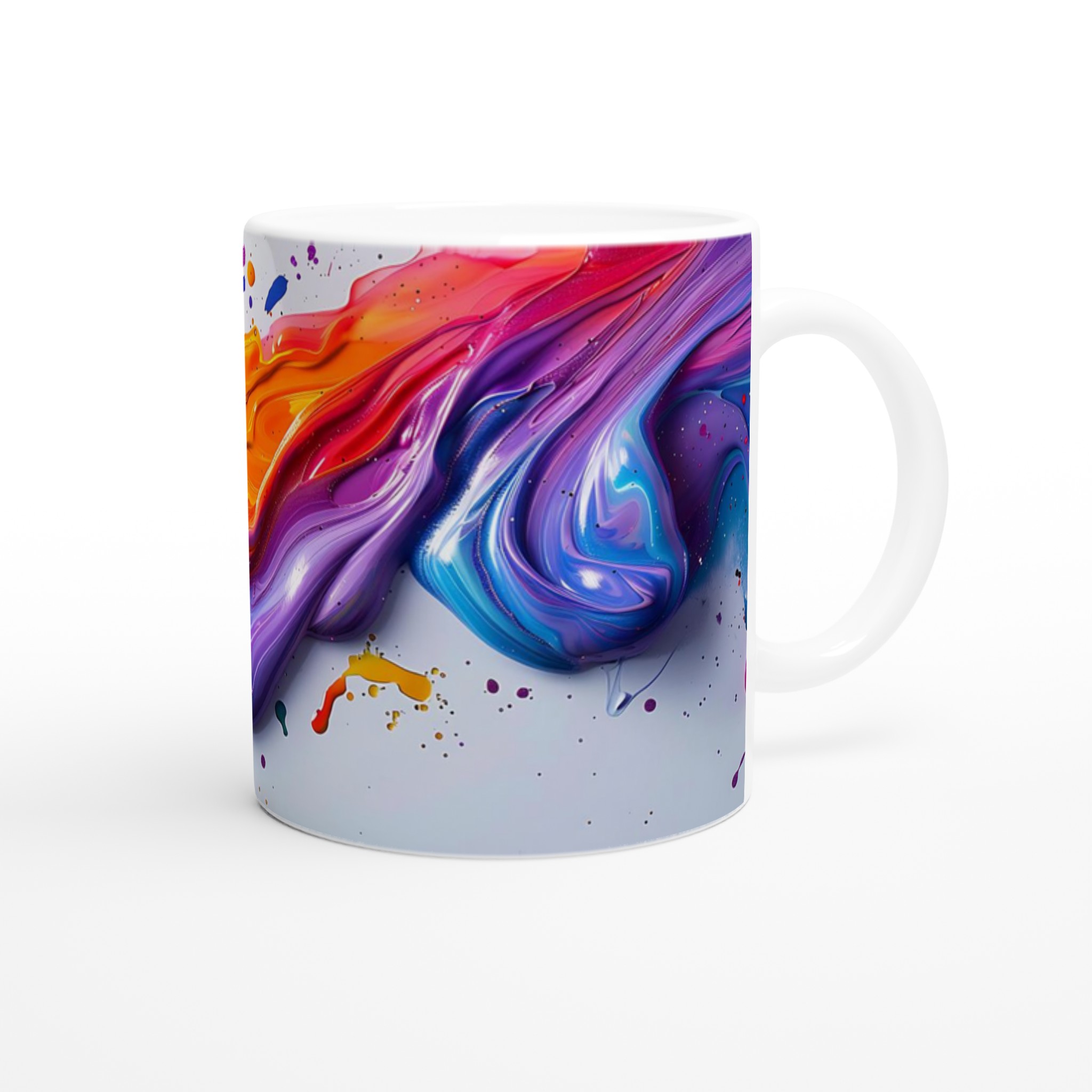 Konstnärlig Färgexplosion 11oz Keramisk Mugg – Välj bland 7 Livfulla Färger för din Personliga Stil! 9 3df83ff0-43e2-4bf4-86fe-2d6b3e4a4df4