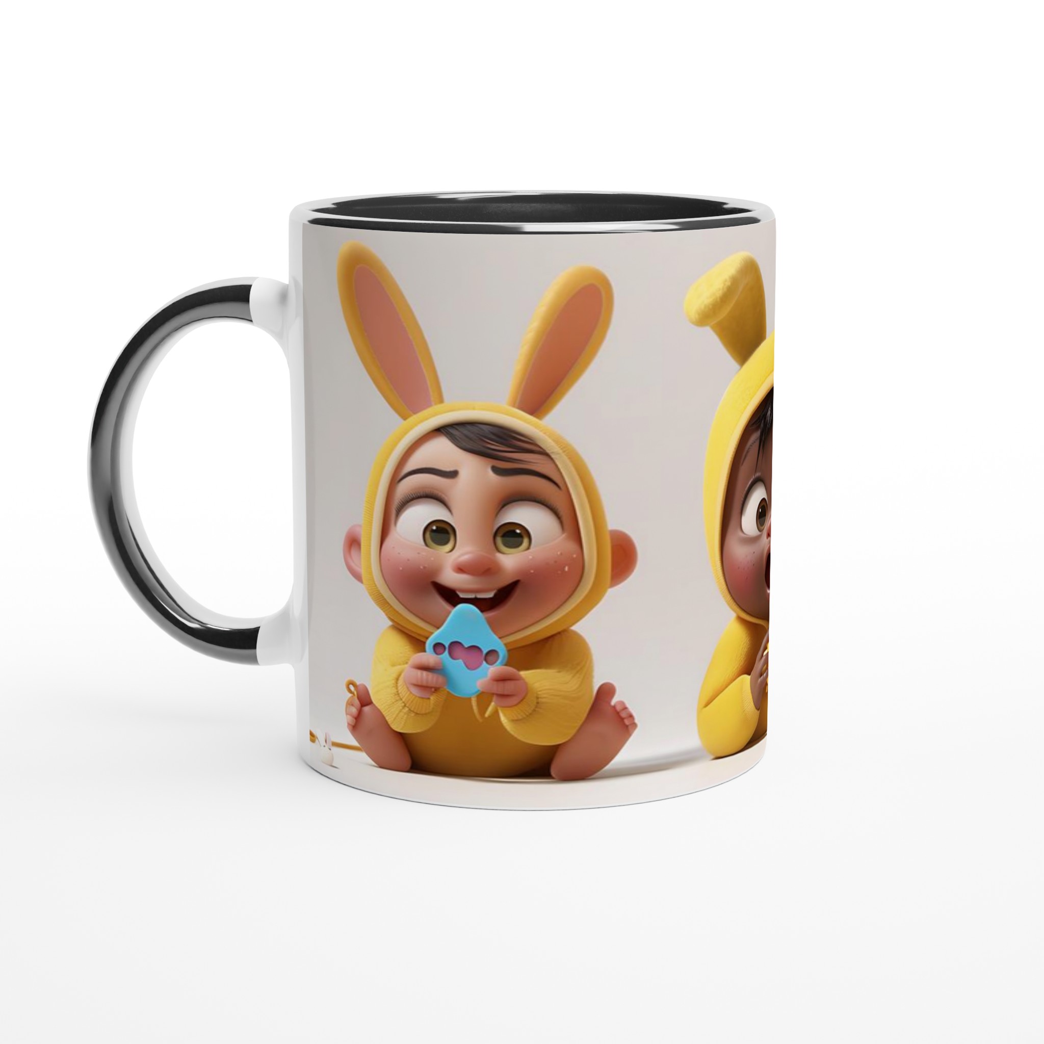 Påskens Charm: Söta kaninungar 11oz Keramisk Mugg – En perfekt present i flera färger! 4 3e47d480-8a0e-44c7-85c4-264511a19524