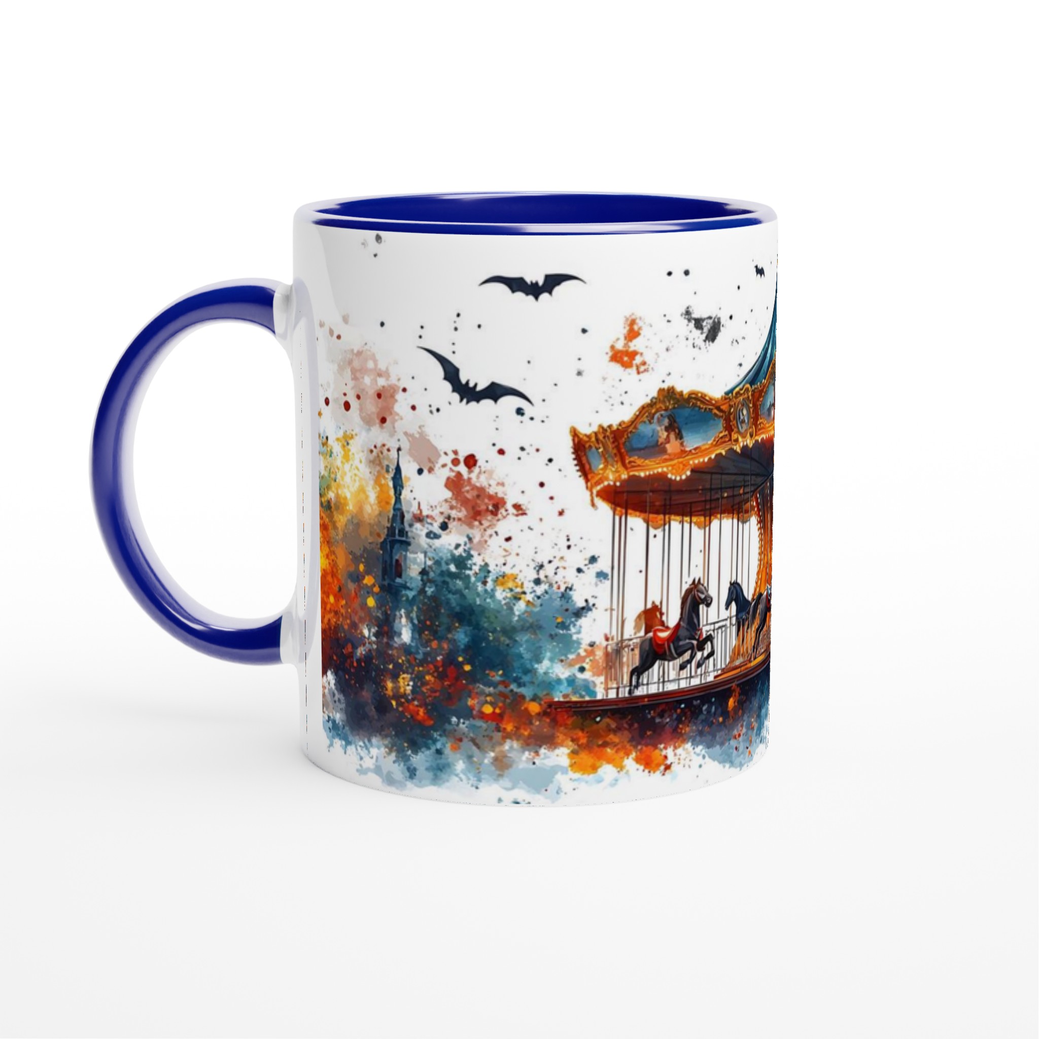 Mystisk Karusell Mugg - Akvarell Fantasy Kaffeupplevelse i Valfri Färg 2 3e4b6869-d335-4c81-acad-0aafdd7d13e5