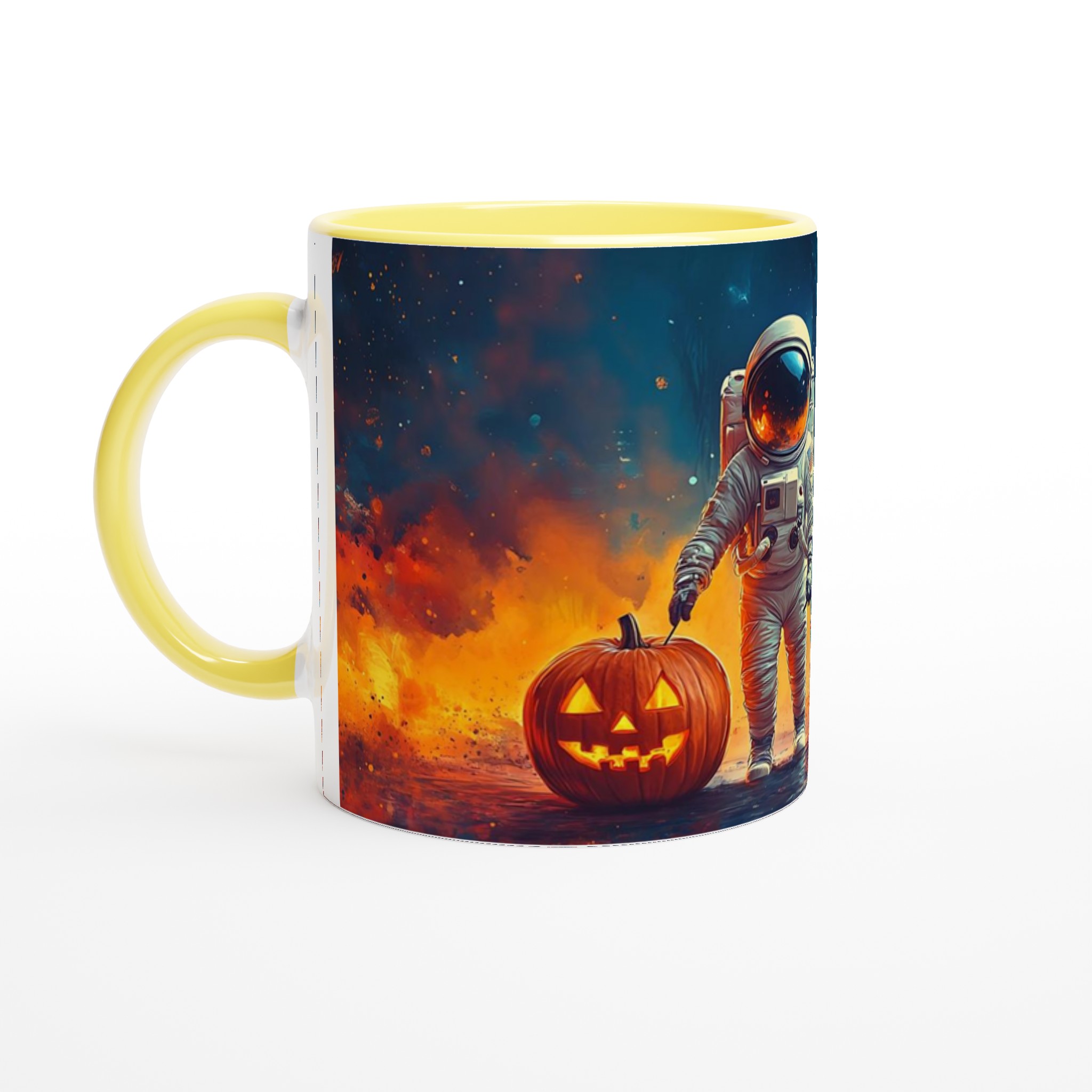 Cosmic Halloween Äventyr Mugg – Rymdresenären & Pumpan i Din Favoritfärg 3 3e4e0d64-e4f2-4bd2-b6dd-4731491246eb