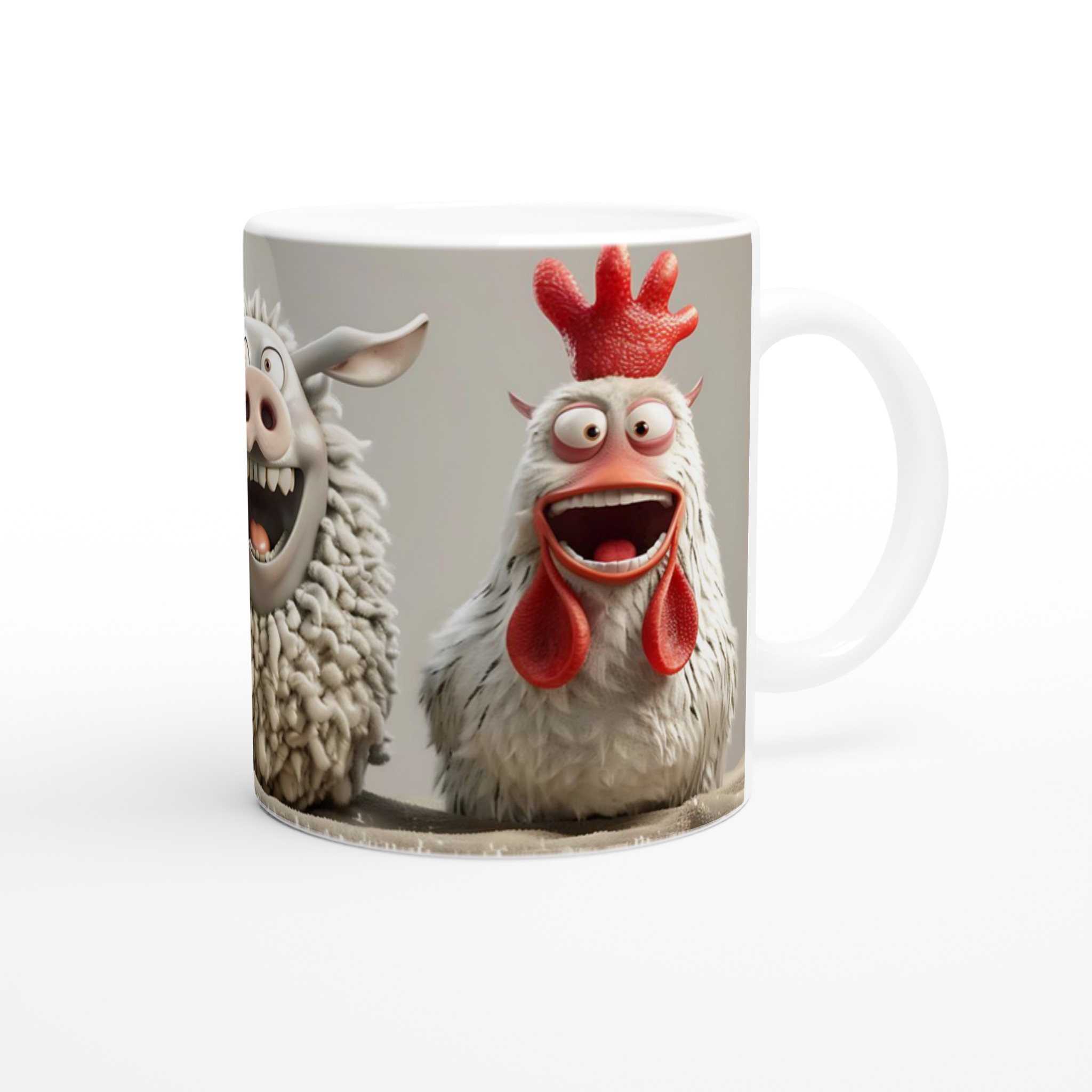 Glada Bondgårdsdjur Keramikmugg – En Skrattfest för Ditt Kaffe, Välj Din Favoritfärg! 9 3e60e392-d028-4c12-b6cf-ea7978ddeb64