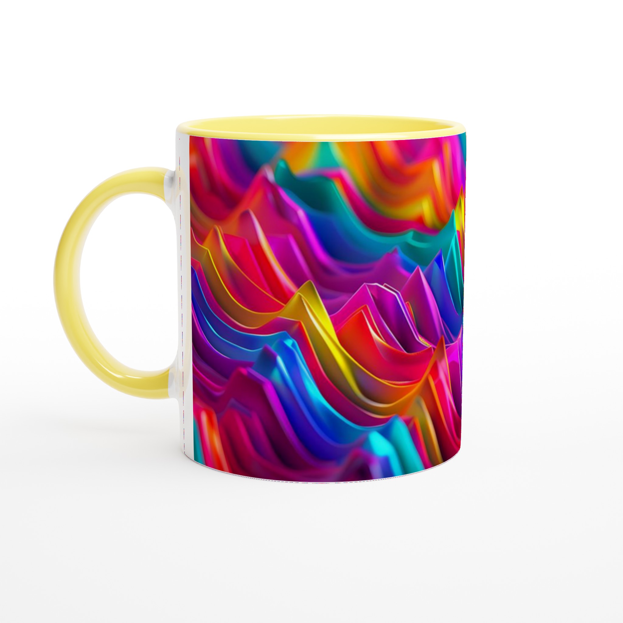 Abstrakt Färgvåg 11oz Keramisk Mugg – Konstnärlig Kaffemugg i Ditt Val av Levande Kulörer 3 3ea618b6-bae9-438d-8649-5932cf984ad2