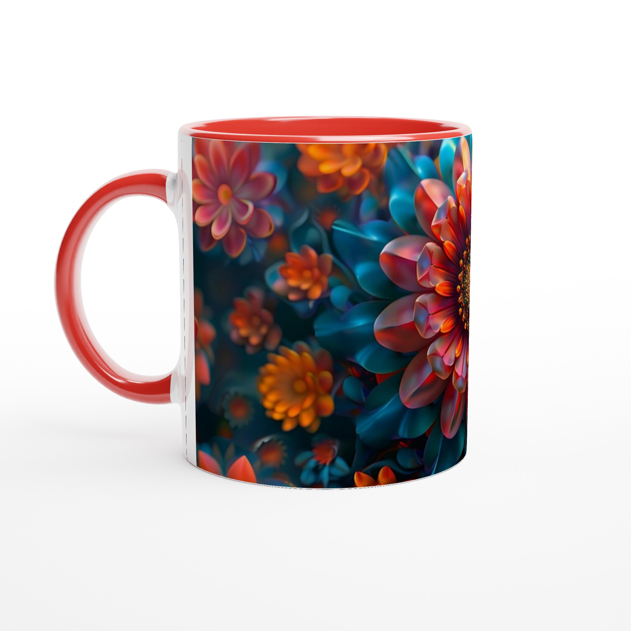 Mugg "Exotisk Blomma" – Levande Färgexplosion i Premium Keramik, 11 oz 5 3eb1ff59-0f59-4b7e-9cb5-edc0b11a6139