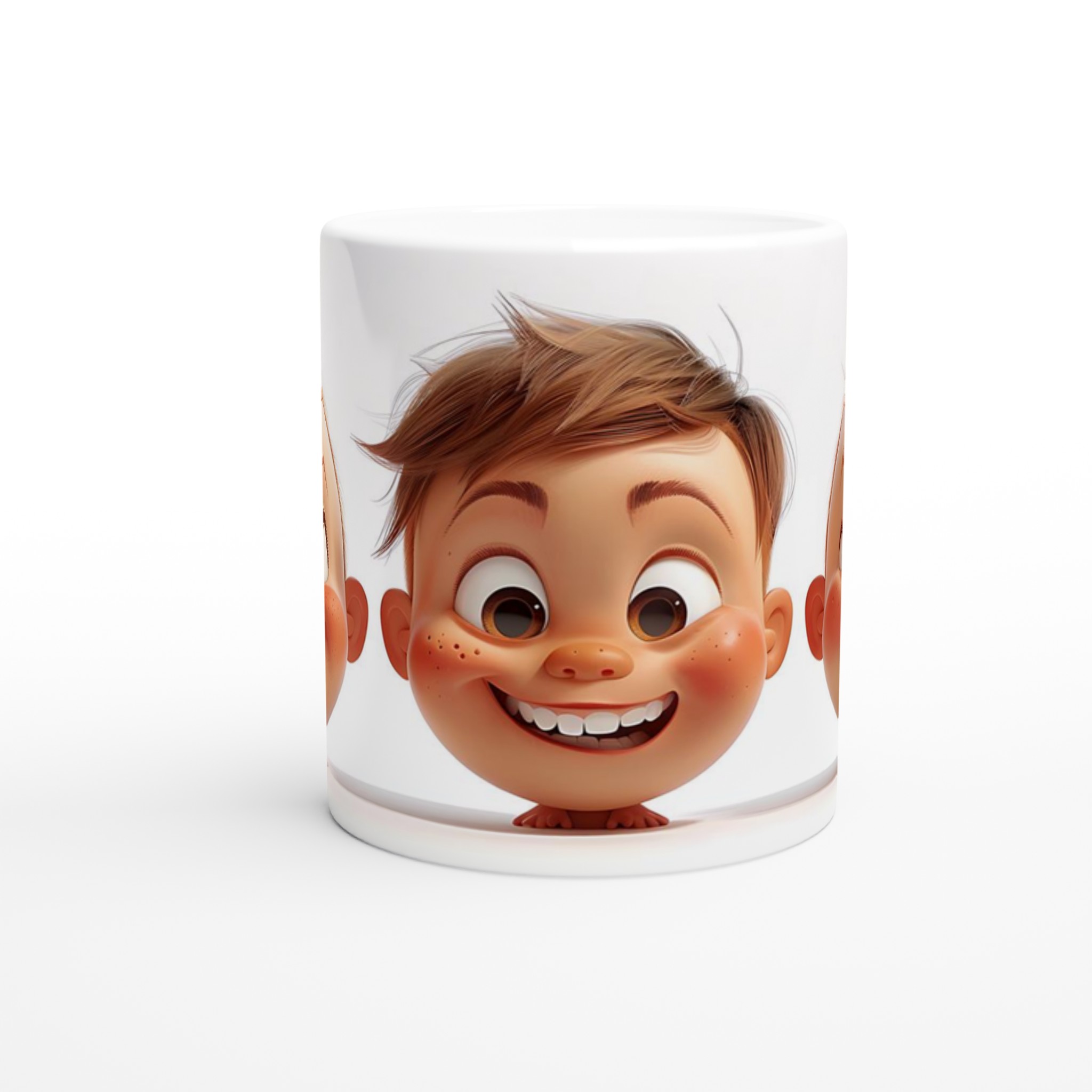 Glad Cartoon Ansikten Keramikmugg - Personlig 11oz Kaffekopp för Barn & Vuxna i Valfri Färg! 8 3ebc2a1d-057b-439c-8eb9-81f247b3ac7d