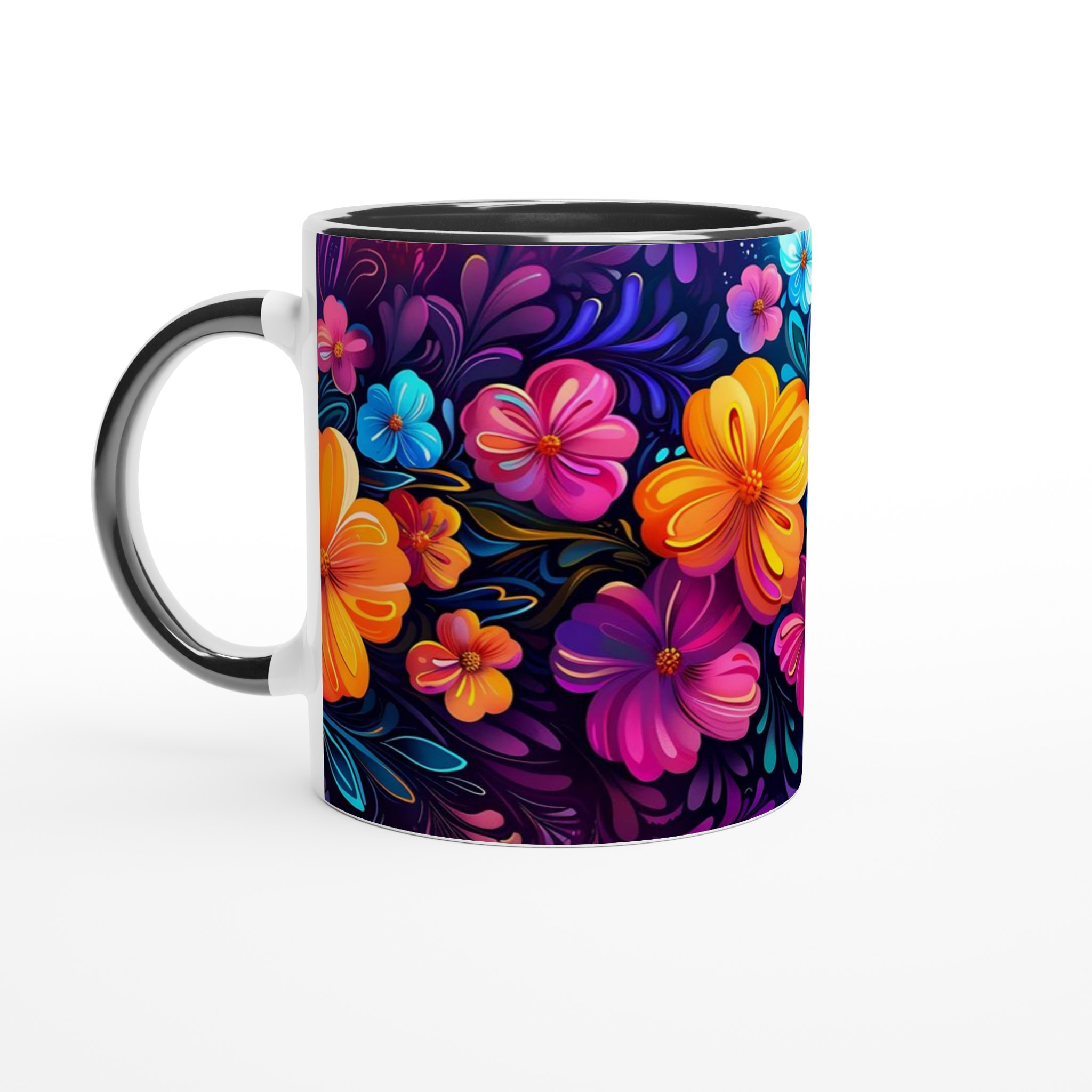 Blomstrande Keramikmugg 11oz – Välj bland 7 Livfulla Färger för Din Favoritdryck 4 3ed2312a-be57-4708-832c-5ad0638f67f7